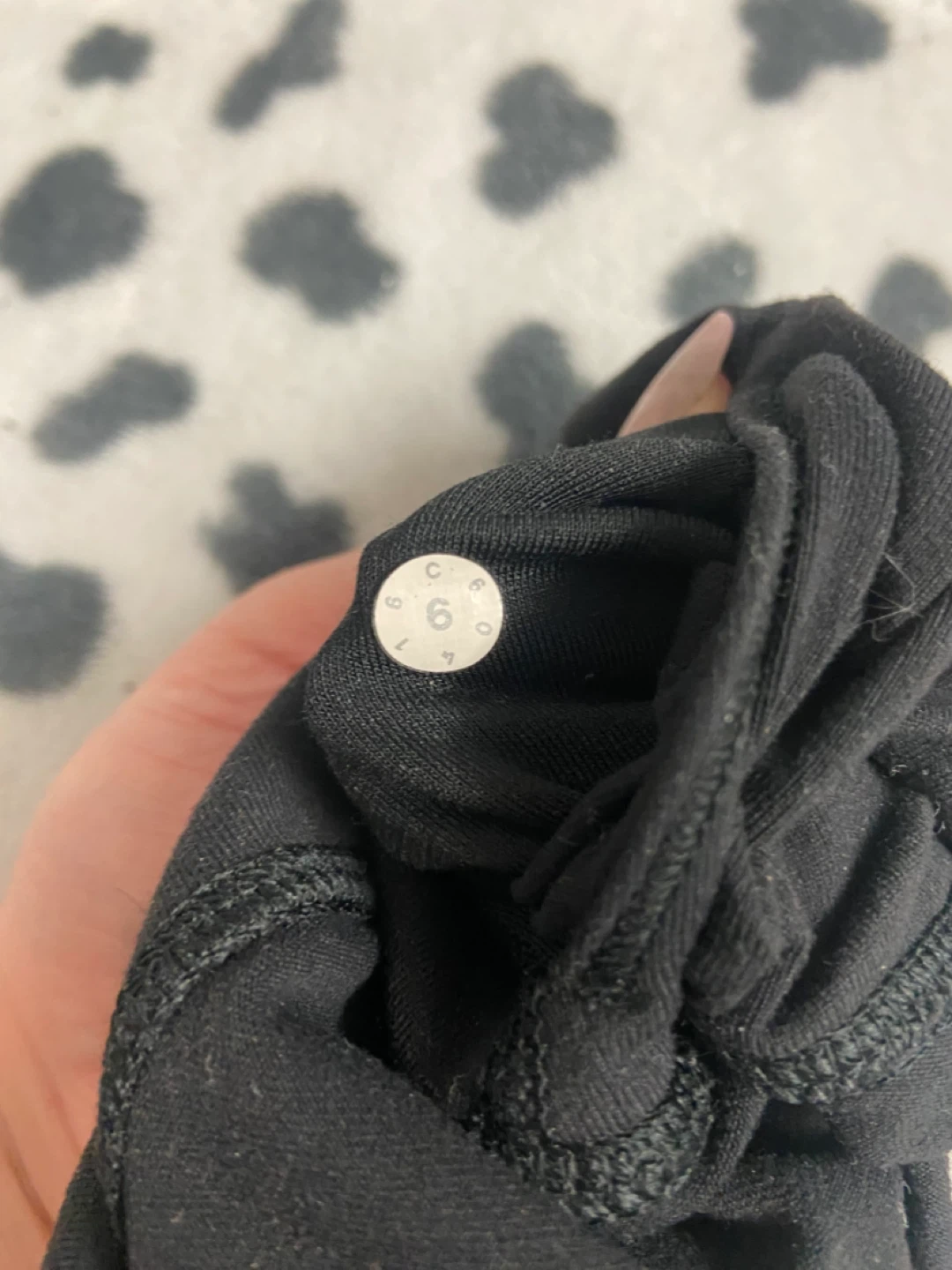 Lululemon Black Crop Leggings Size 6