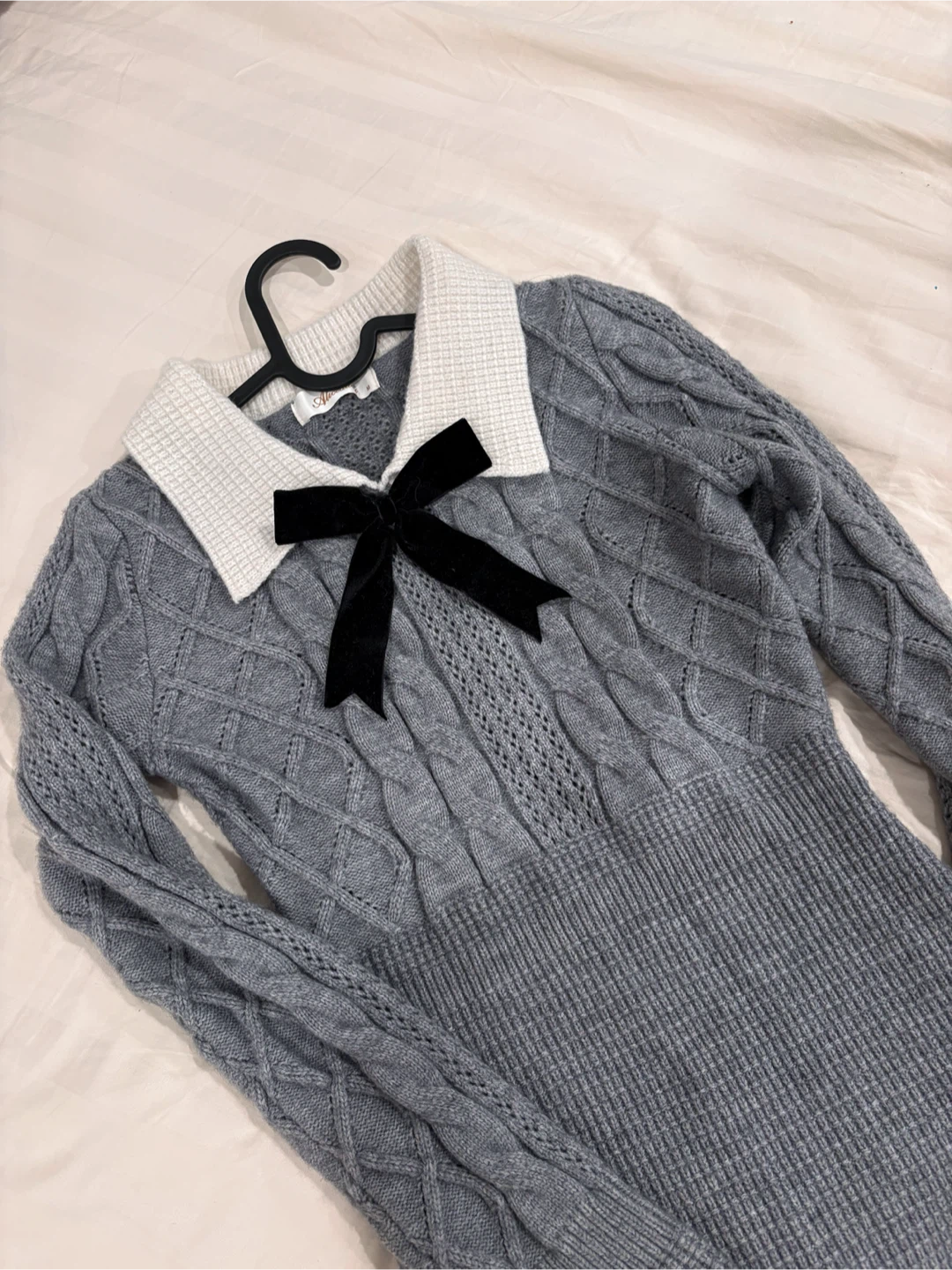Grey Knit Dress - photo 4