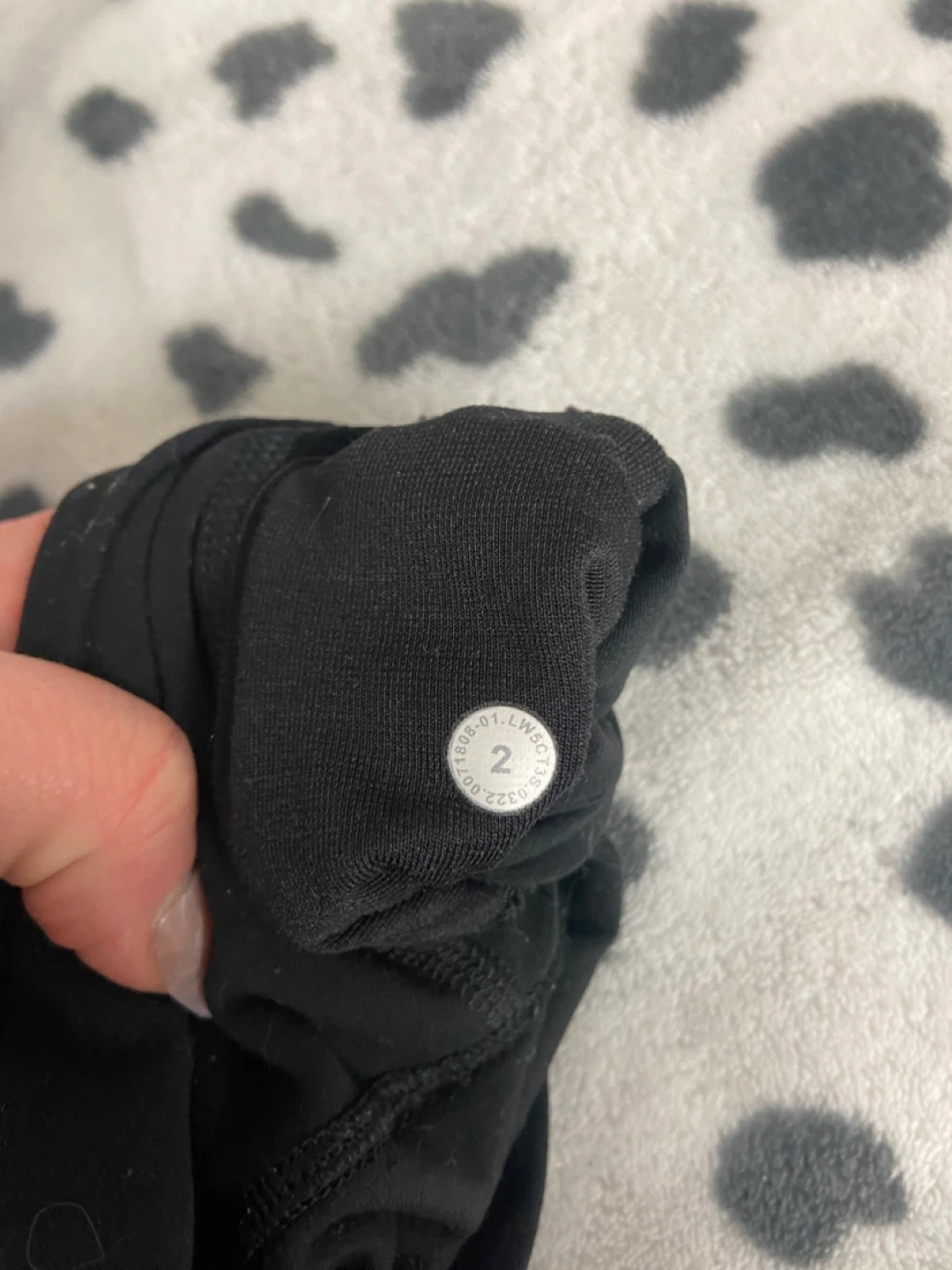 Lululemon Black Wunder Under Leggings Size 2
