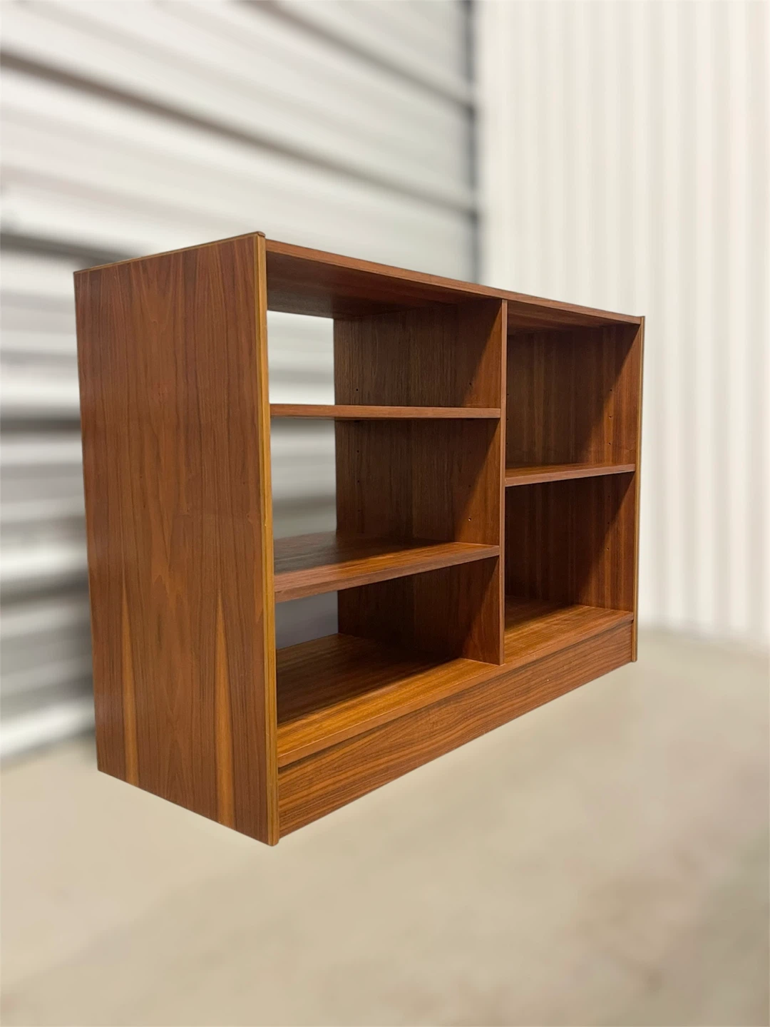 Mid-Century Modern Wood Bookcase