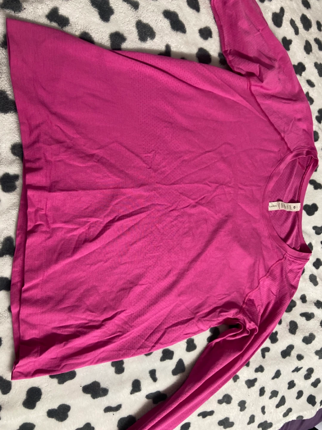 Lululemon Long Sleeve Athletic Top - Magenta - photo 4