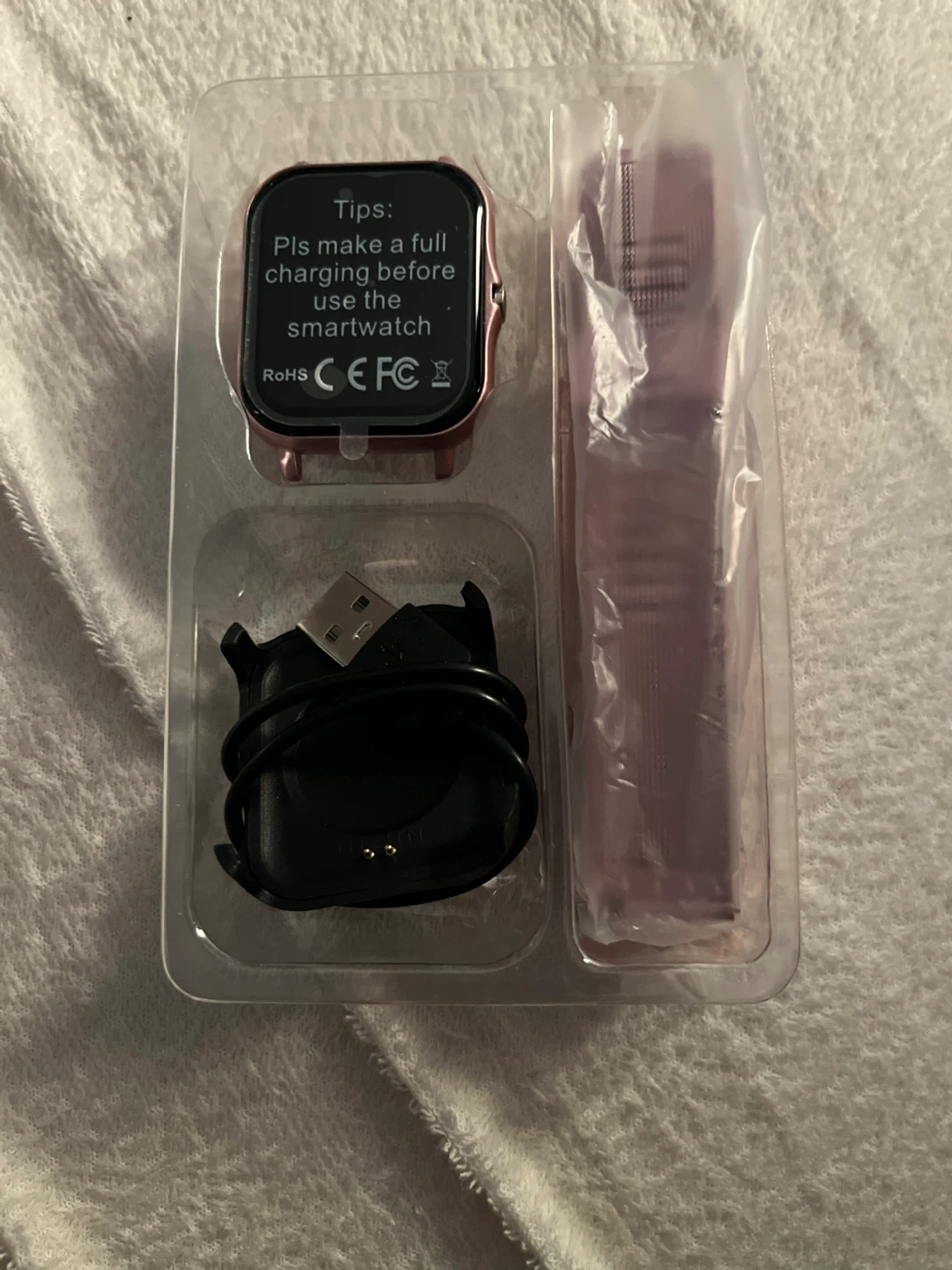 Smartwatch with Pink and Rose Gold Bands - photo 5