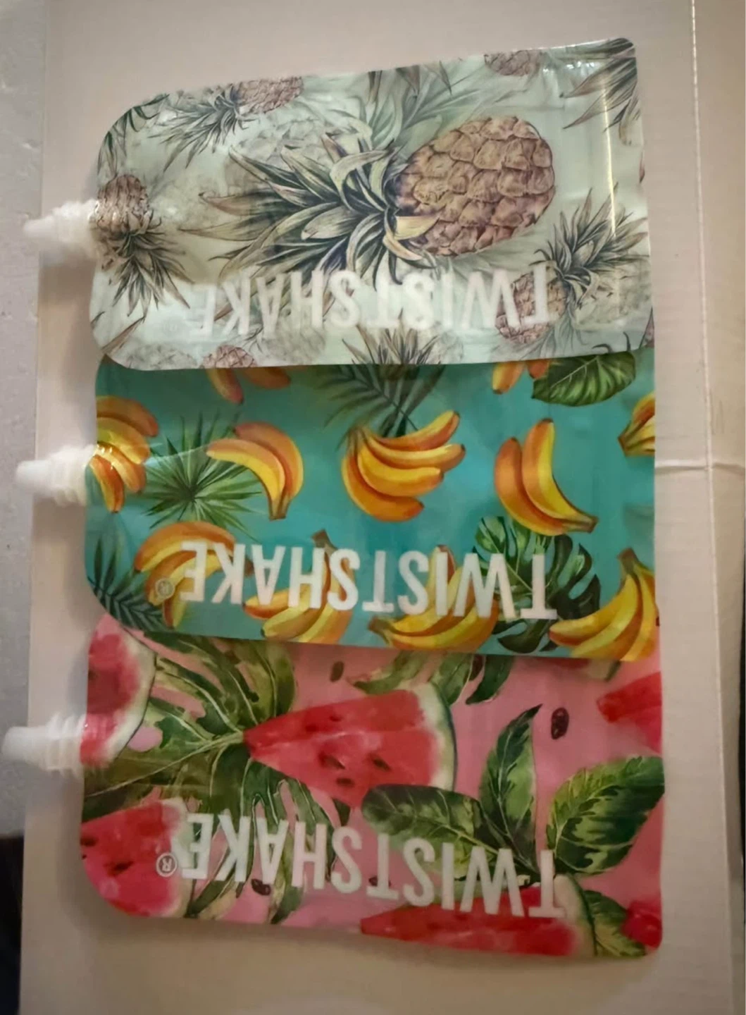 Twistshake 3-Pack Refillable Squeeze Bags