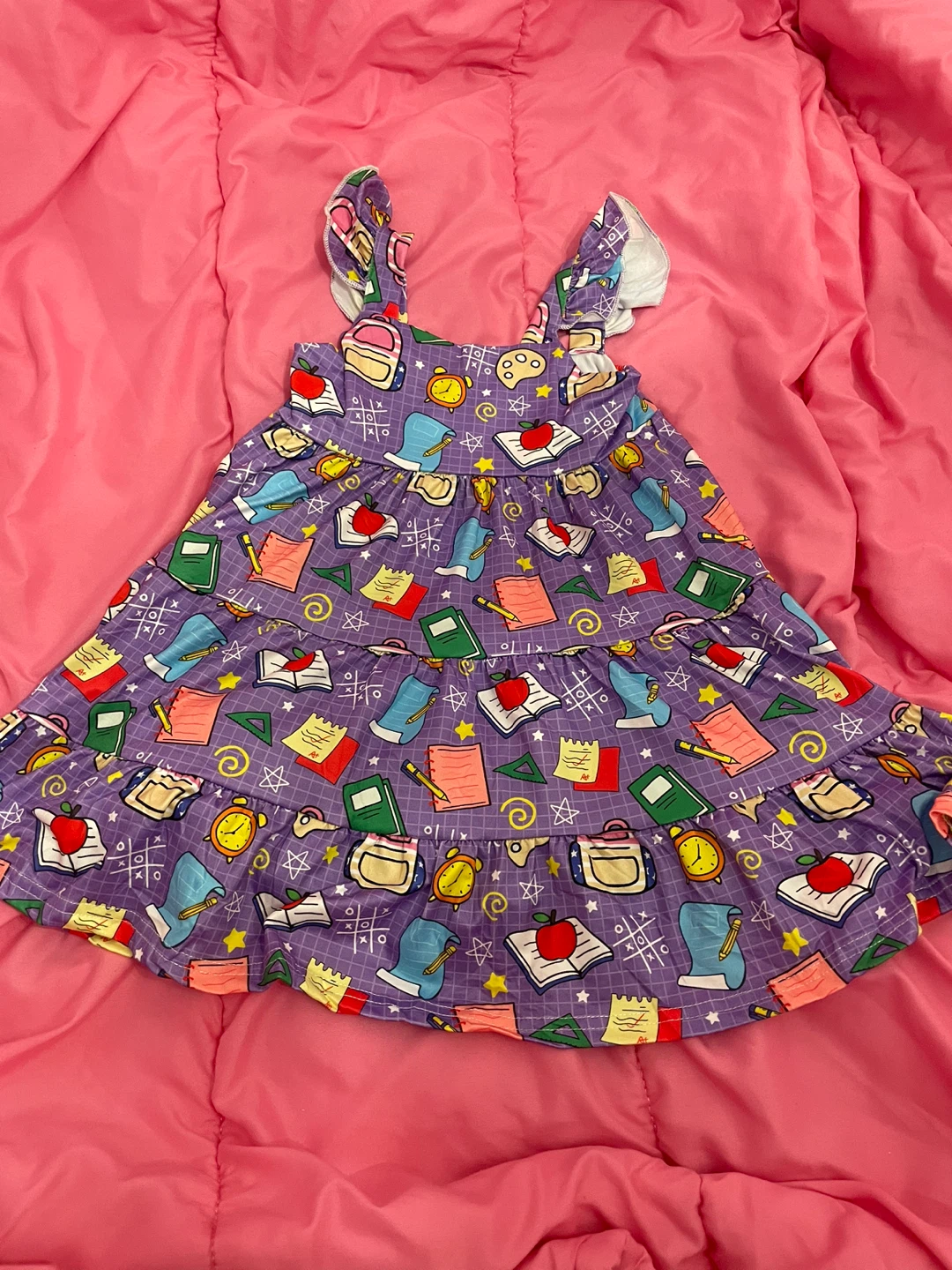 NEW! Toddler Girl’s School Themed Dress