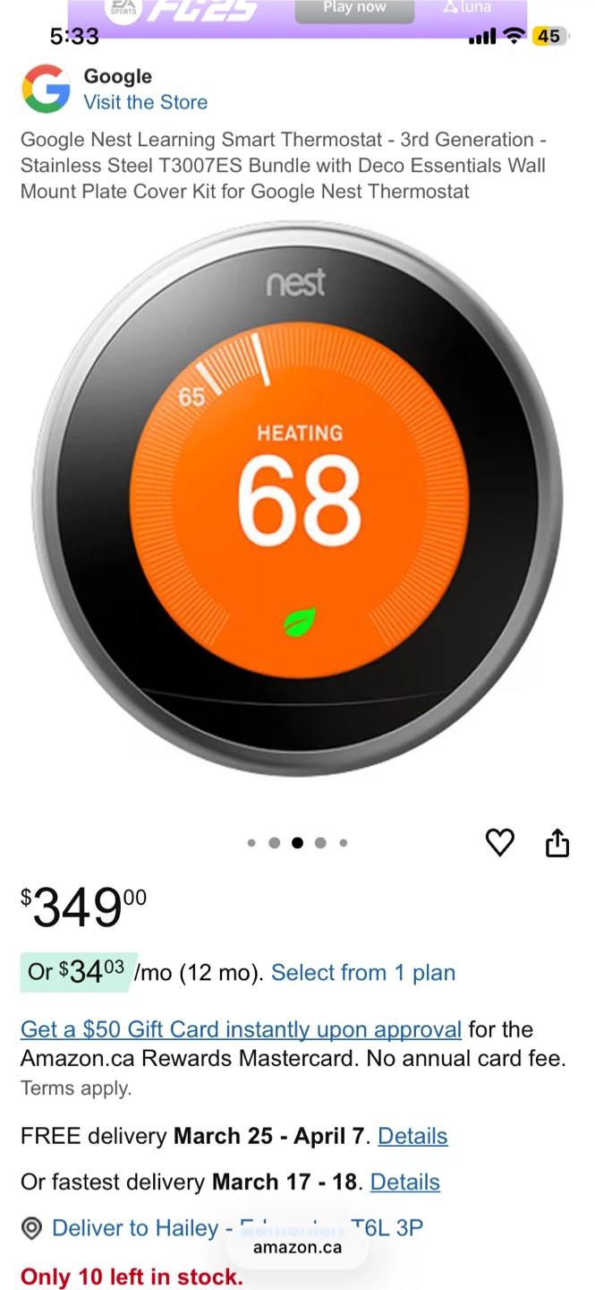 Google Nest Learning Thermostat - 3rd Gen Bundle - photo 2