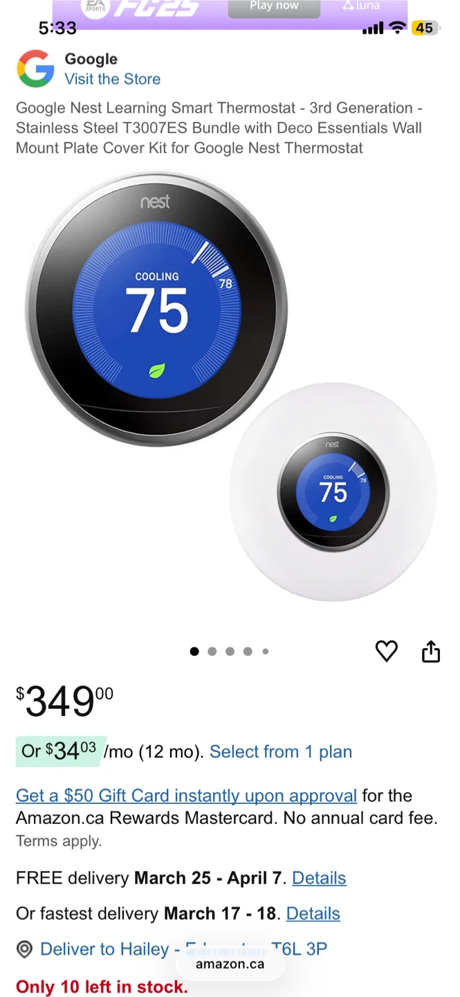 Google Nest Learning Thermostat - 3rd Gen Bundle - photo 3