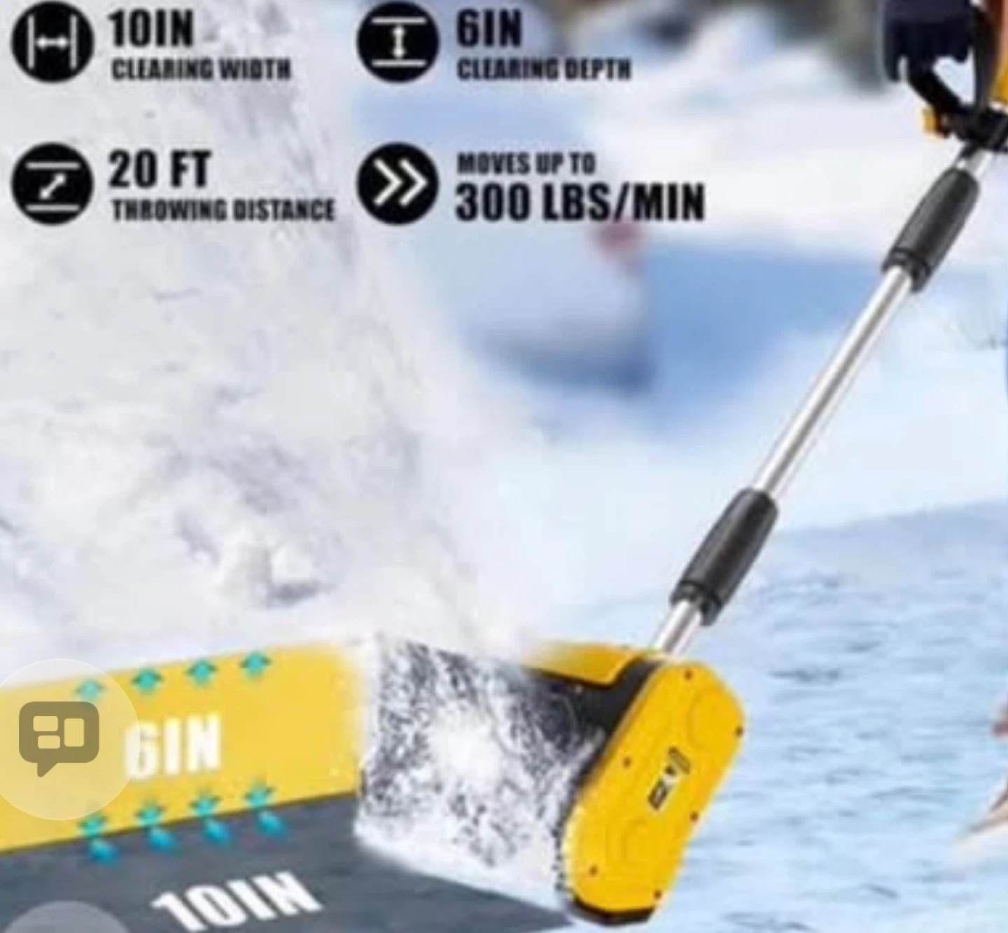 Snow Compatiblei for DeWALT - photo 3