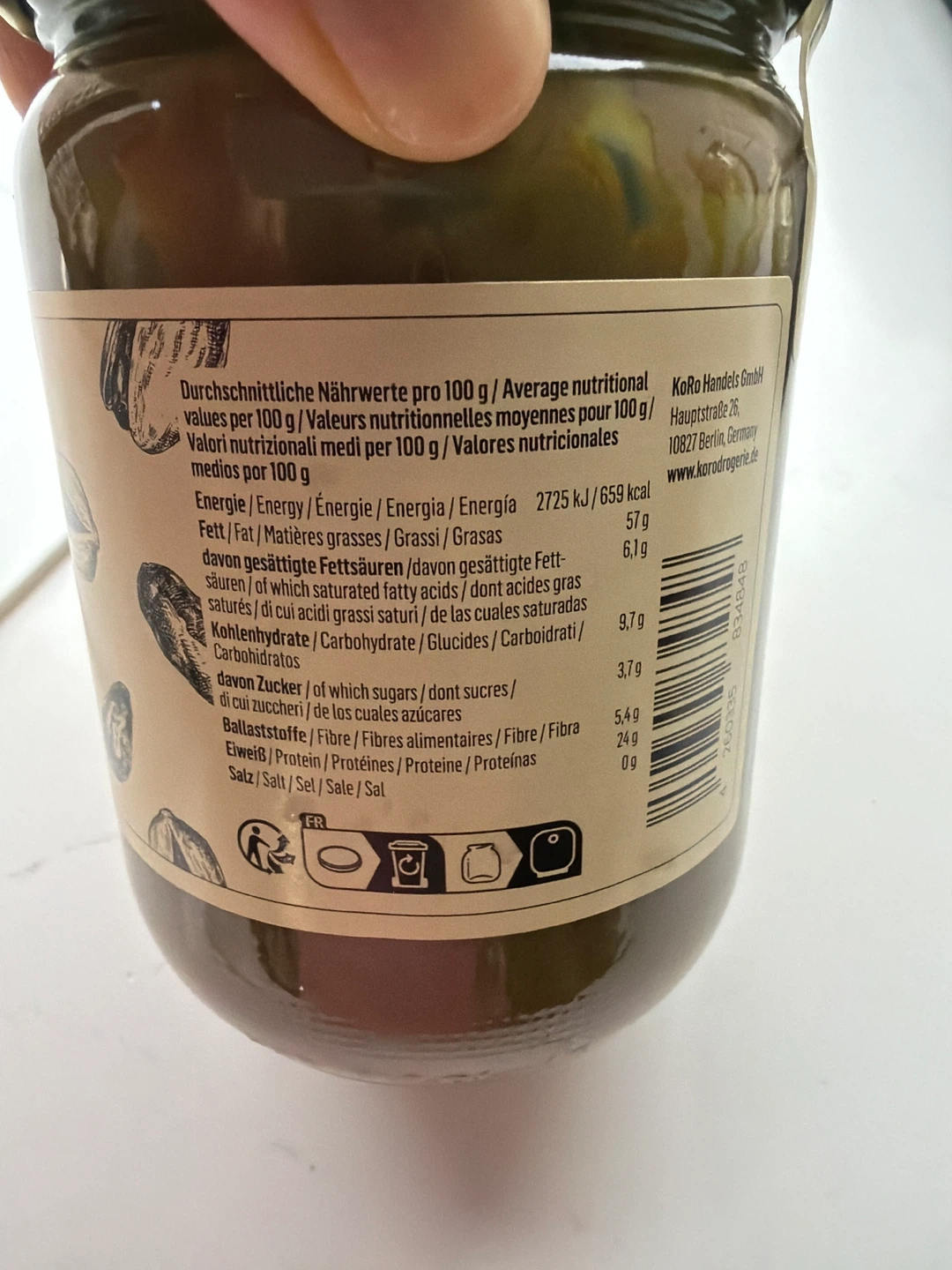 KoRo Pistachio Spread (Pistazienmus) - 500g - photo 3