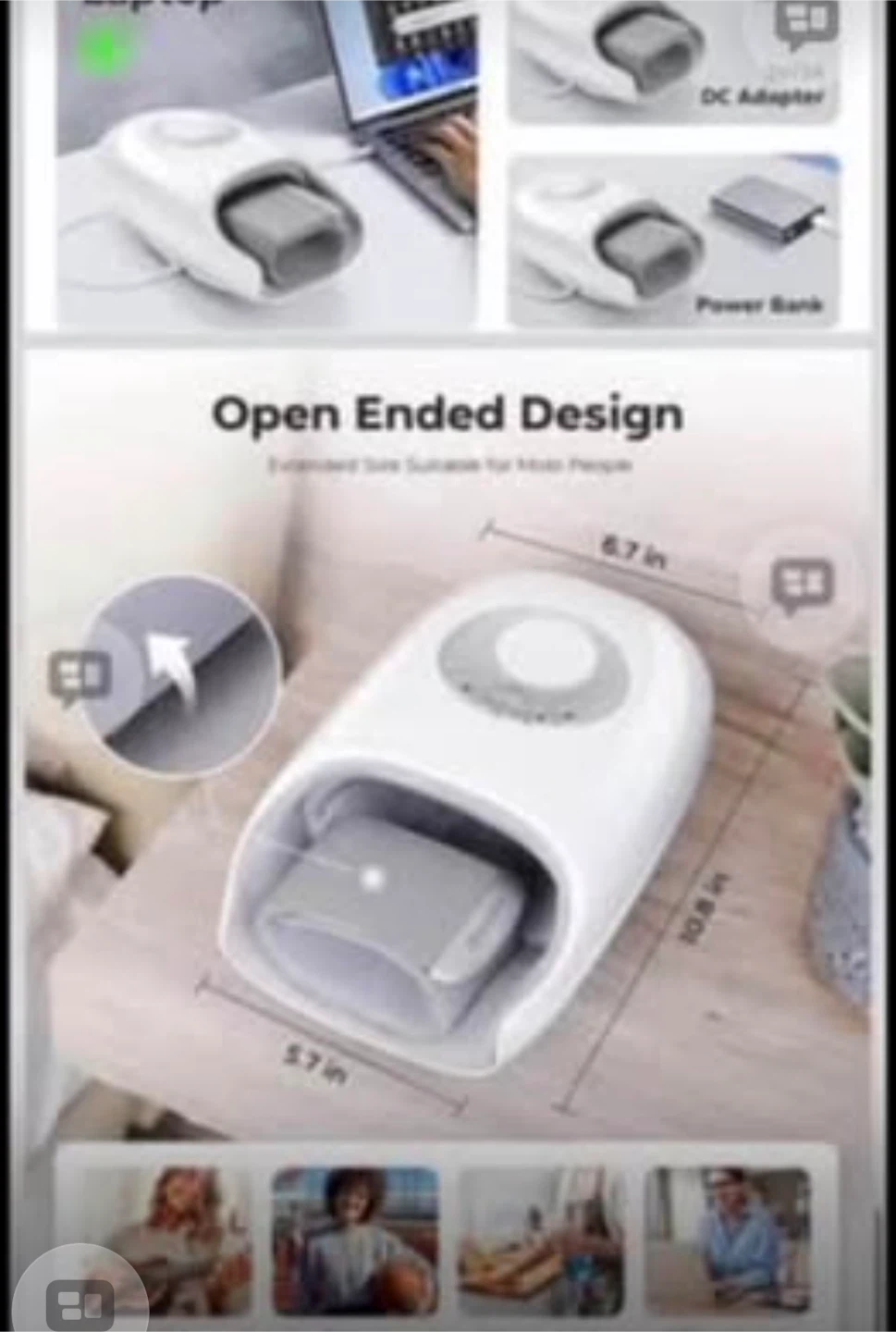 Hand Massager with Heat and Cooling - photo 2