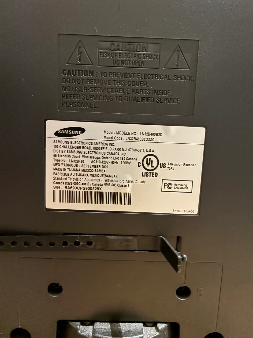 Samsung LN32B460B2D 32" LCD Television - photo 2