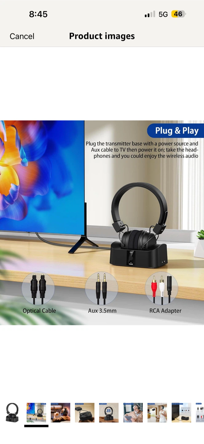 Wireless TV Headphones BTH02 - photo 3