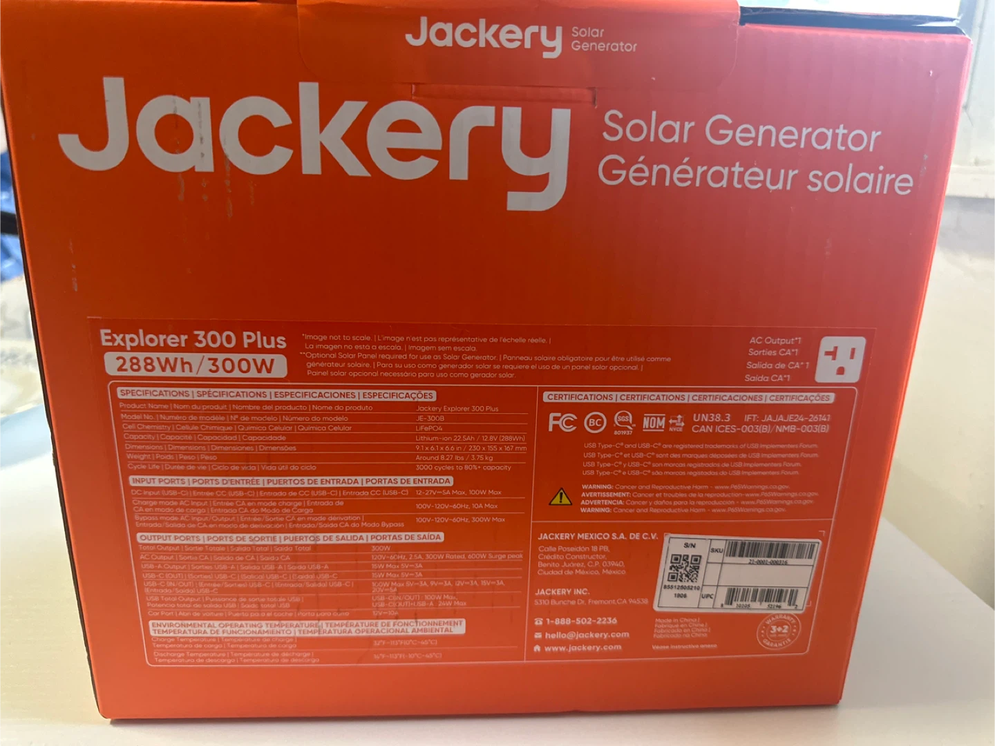 Jackery Explorer 300 Plus Solar Generator Portable Power Station - photo 3