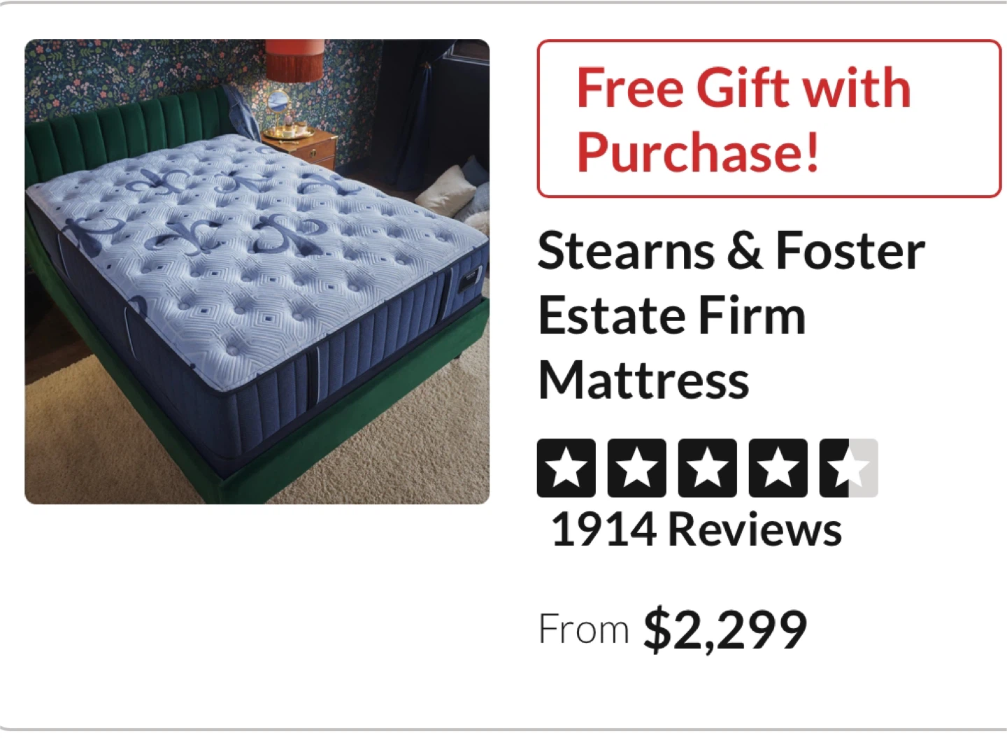 Stearns & Foster Estate Firm Mattress