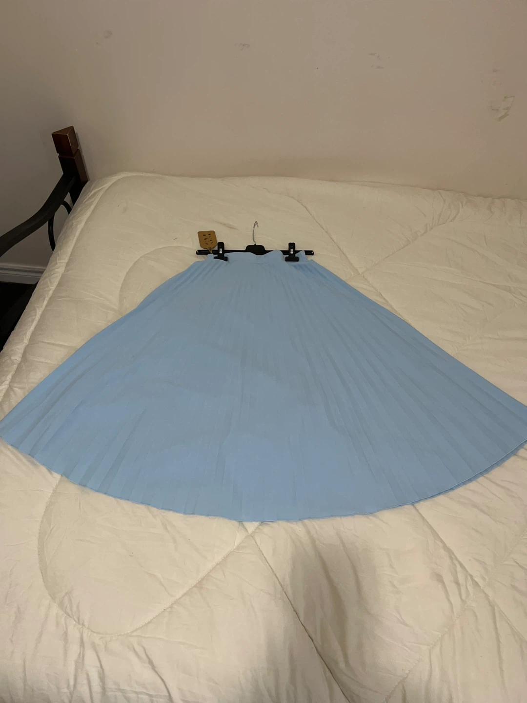 GRECÍA, Lovely baby blue pleated midi skirt - 85 cm - photo 3