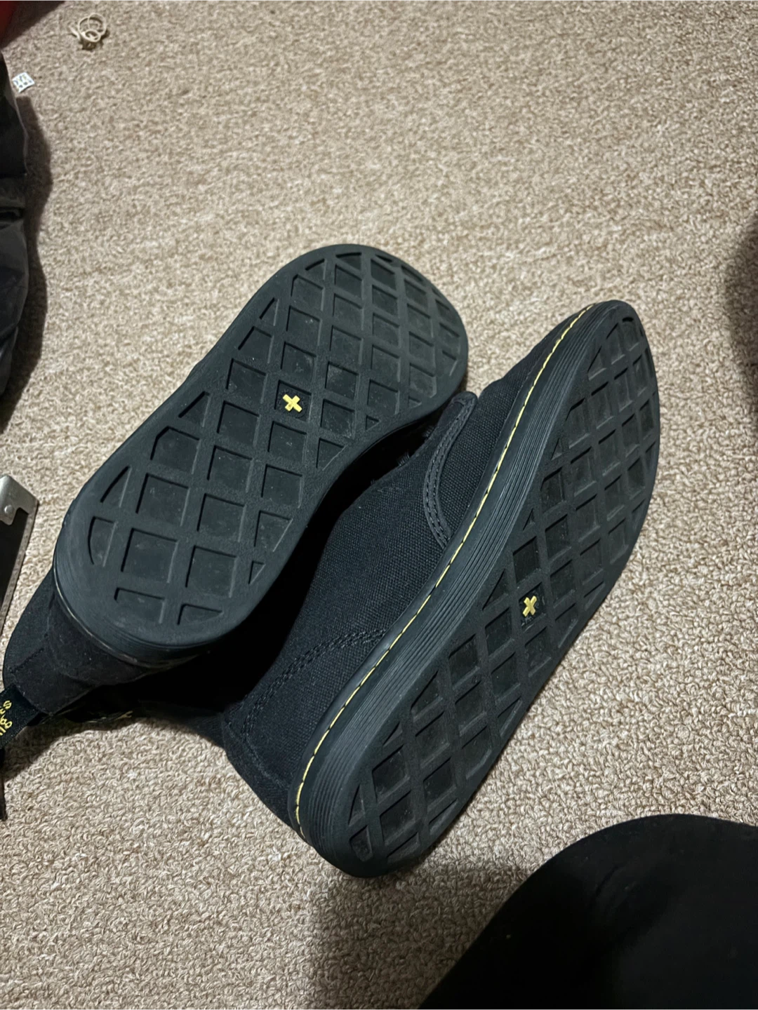 Dr. Martens Black Canvas Lace-Up Boots - photo 2