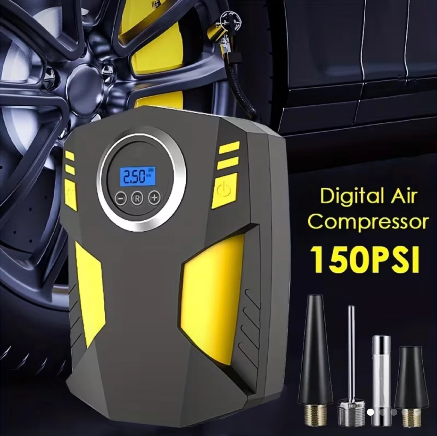 XuanGui Portable 12V Car Tire Inflator with Digital Display