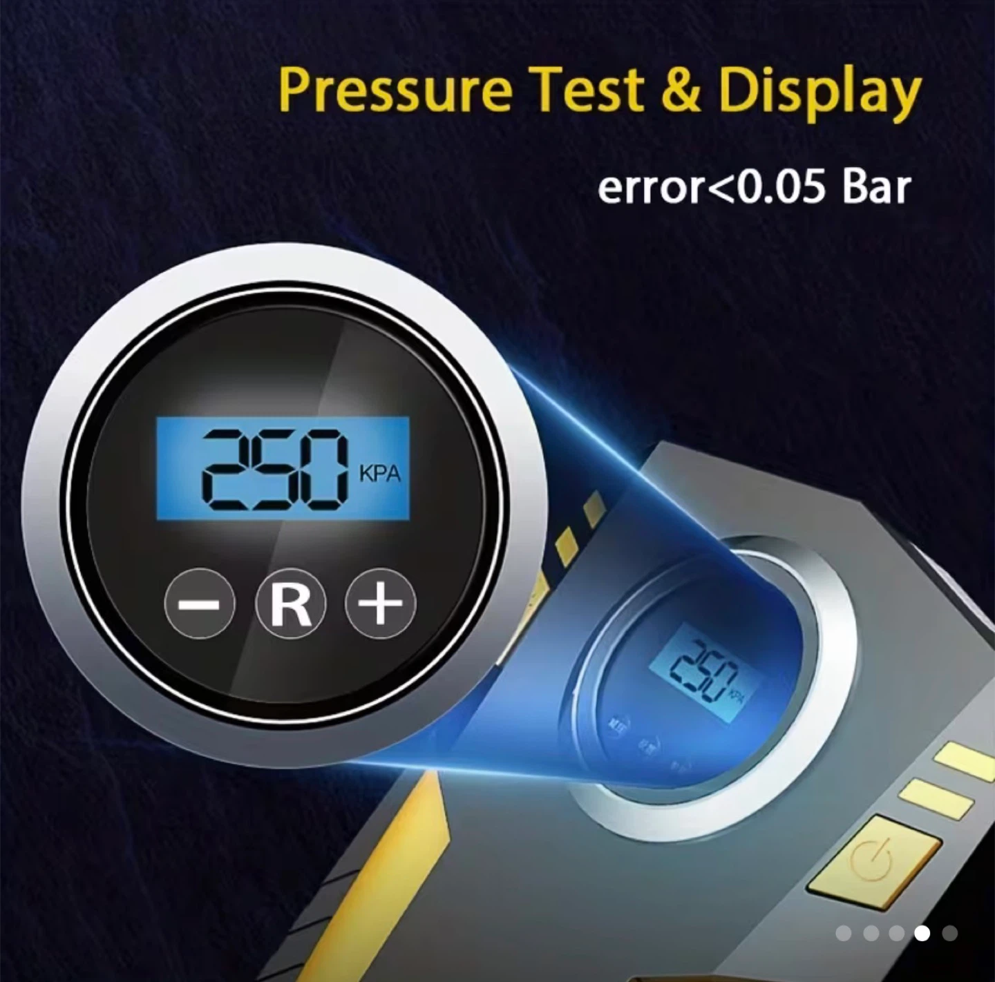 XuanGui Portable 12V Car Tire Inflator with Digital Display - photo 3