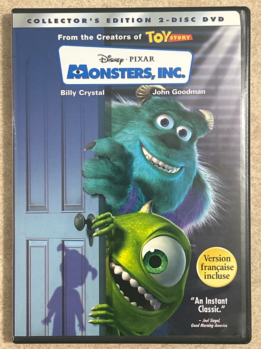 Disney Pixar Monsters, Inc. Collector's Edition 2-Disc DVD