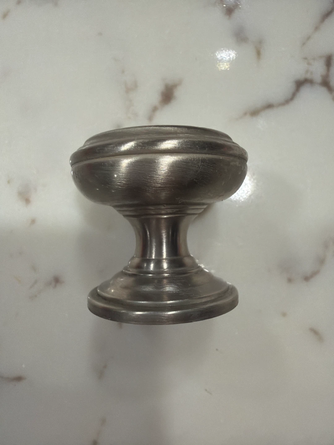 Brushed Silver Drawer Pull Knob (24) - photo 2
