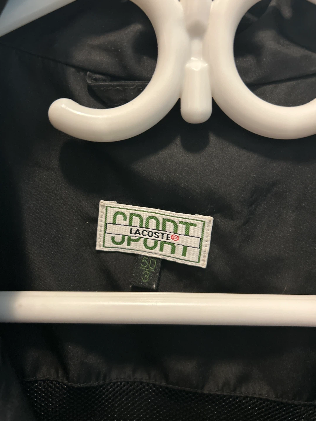 Lacoste Sport Black Jacket Size 50 Trench Coat XL - photo 2