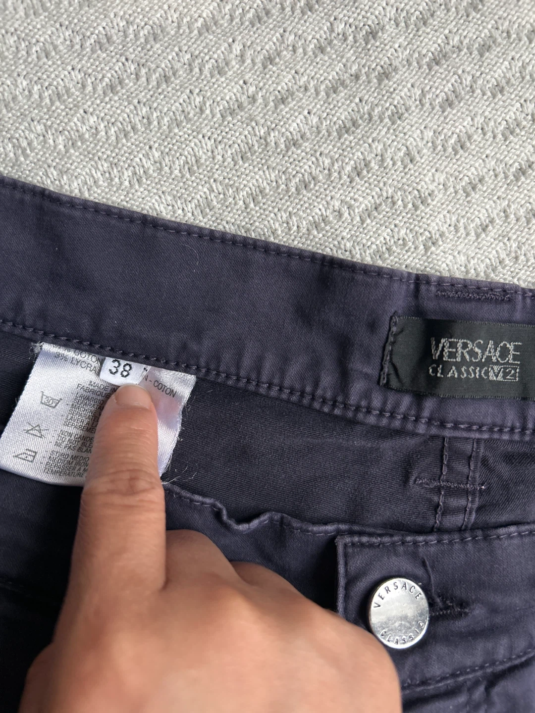 Versace Classic V2 Pants - Size 38 - photo 2