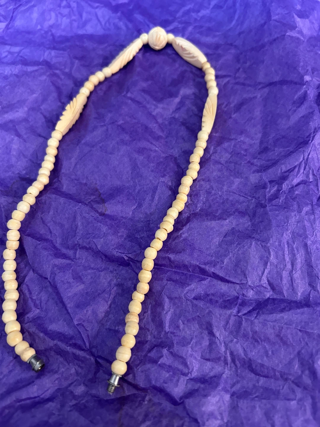 Ivory, hand carved necklace - photo 2