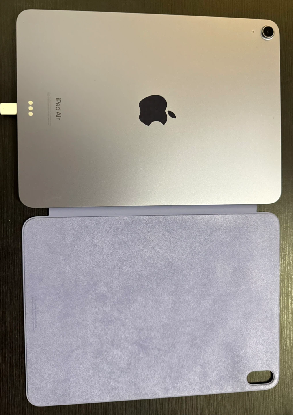 Purple Apple iPad Air (65GB) with Smart Cover