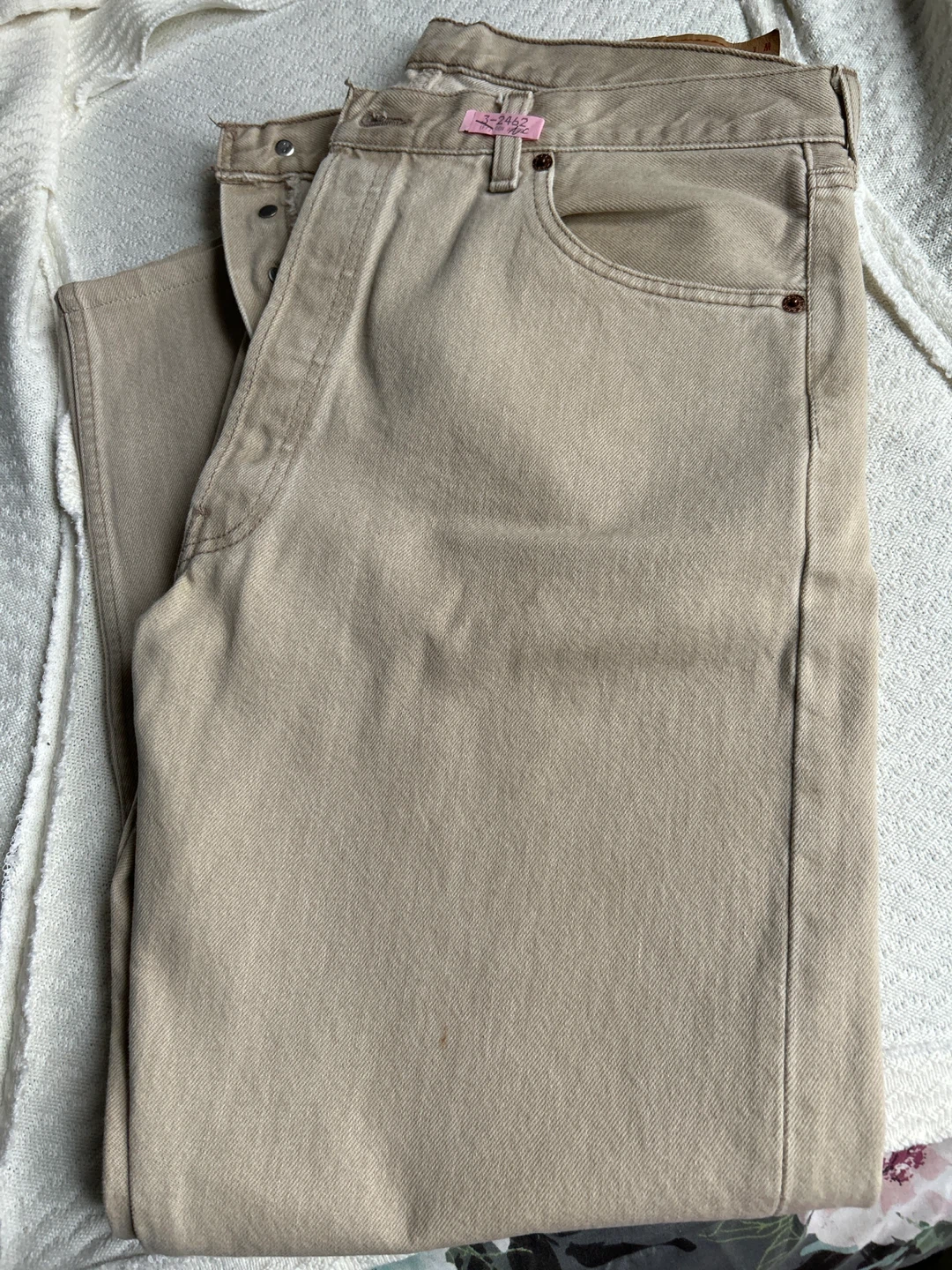 Levi's 501 Beige Jeans