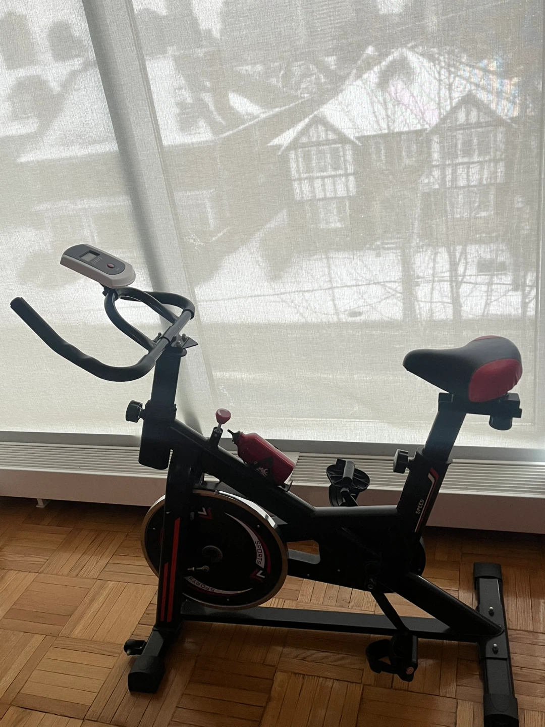 Spin Bike with Water Bottle Holder