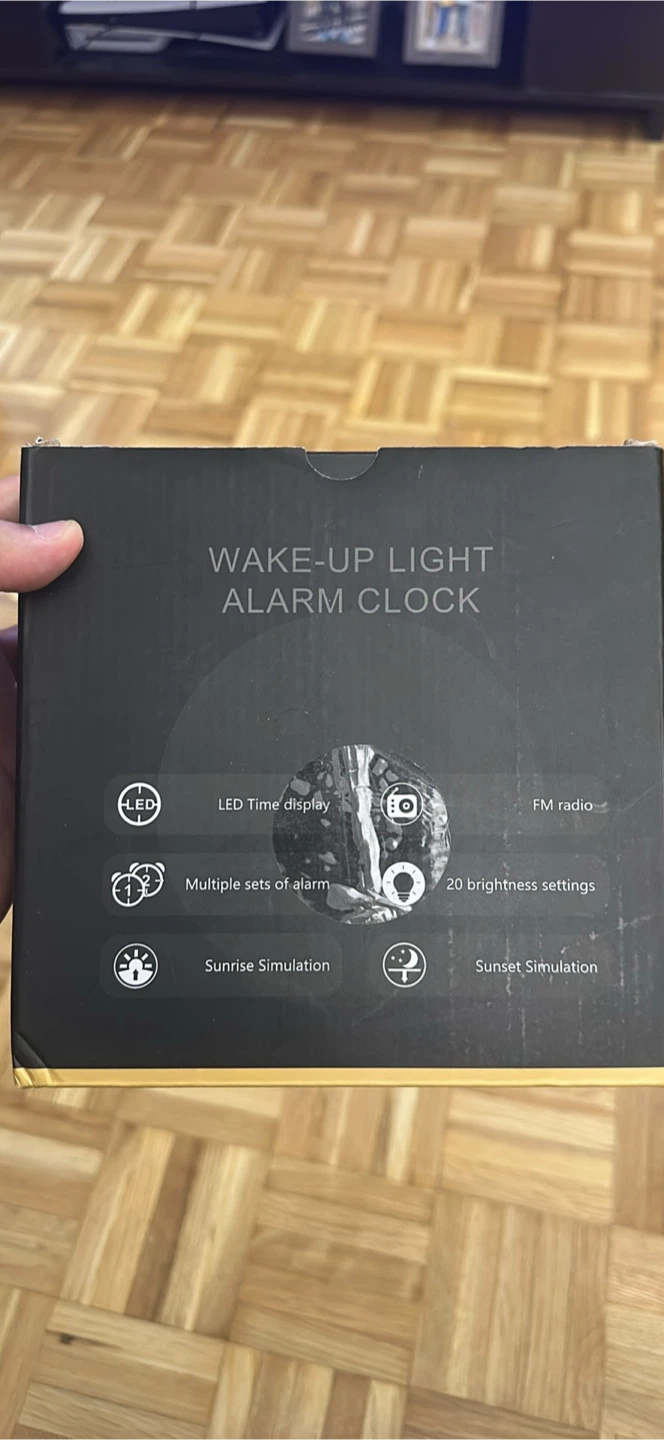 Wake-Up Light Alarm Clock with Sunrise Simulation - photo 3