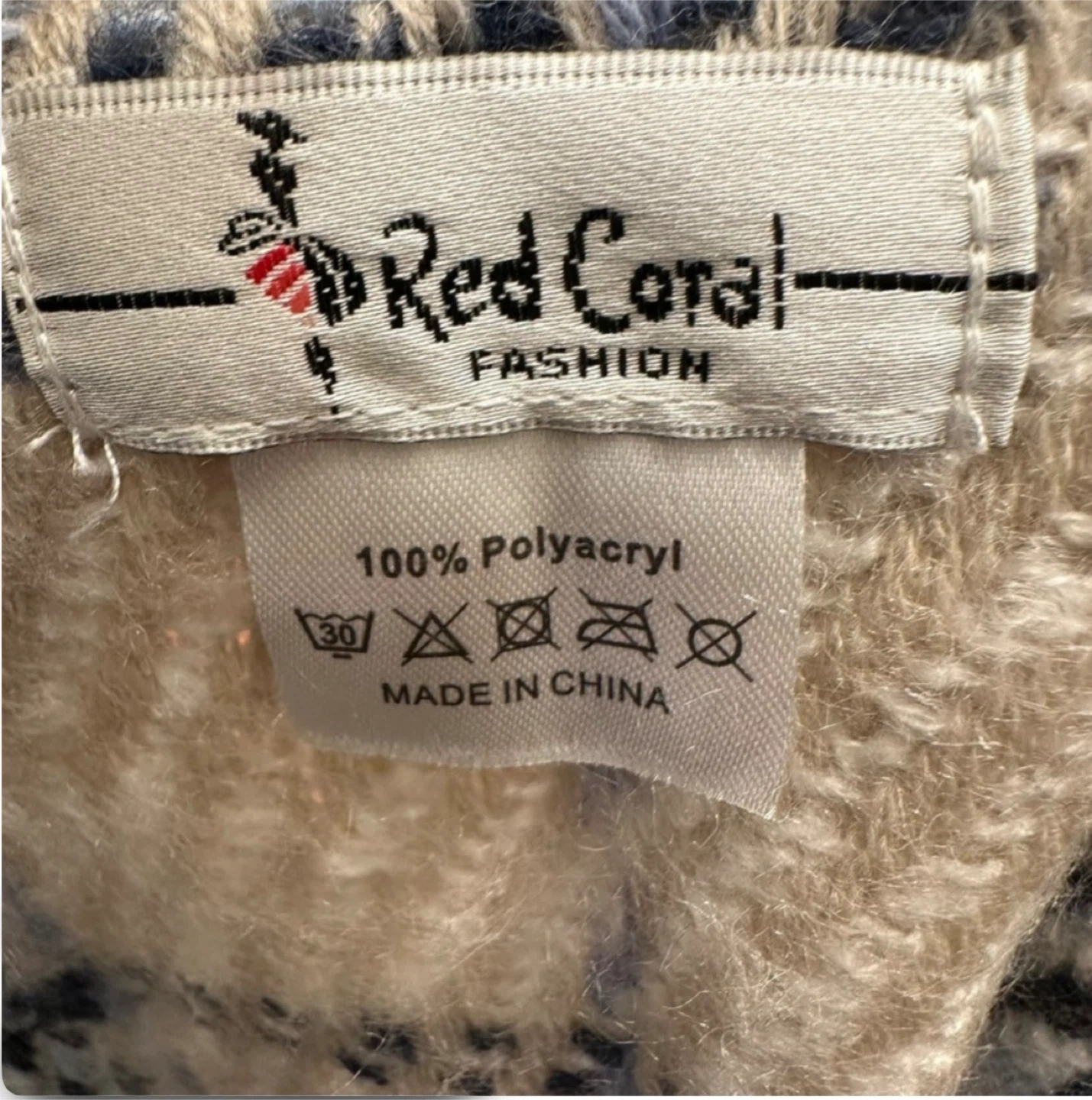 Lightweight Fringe Plaid Cream and Blue Soft Shawl - photo 5