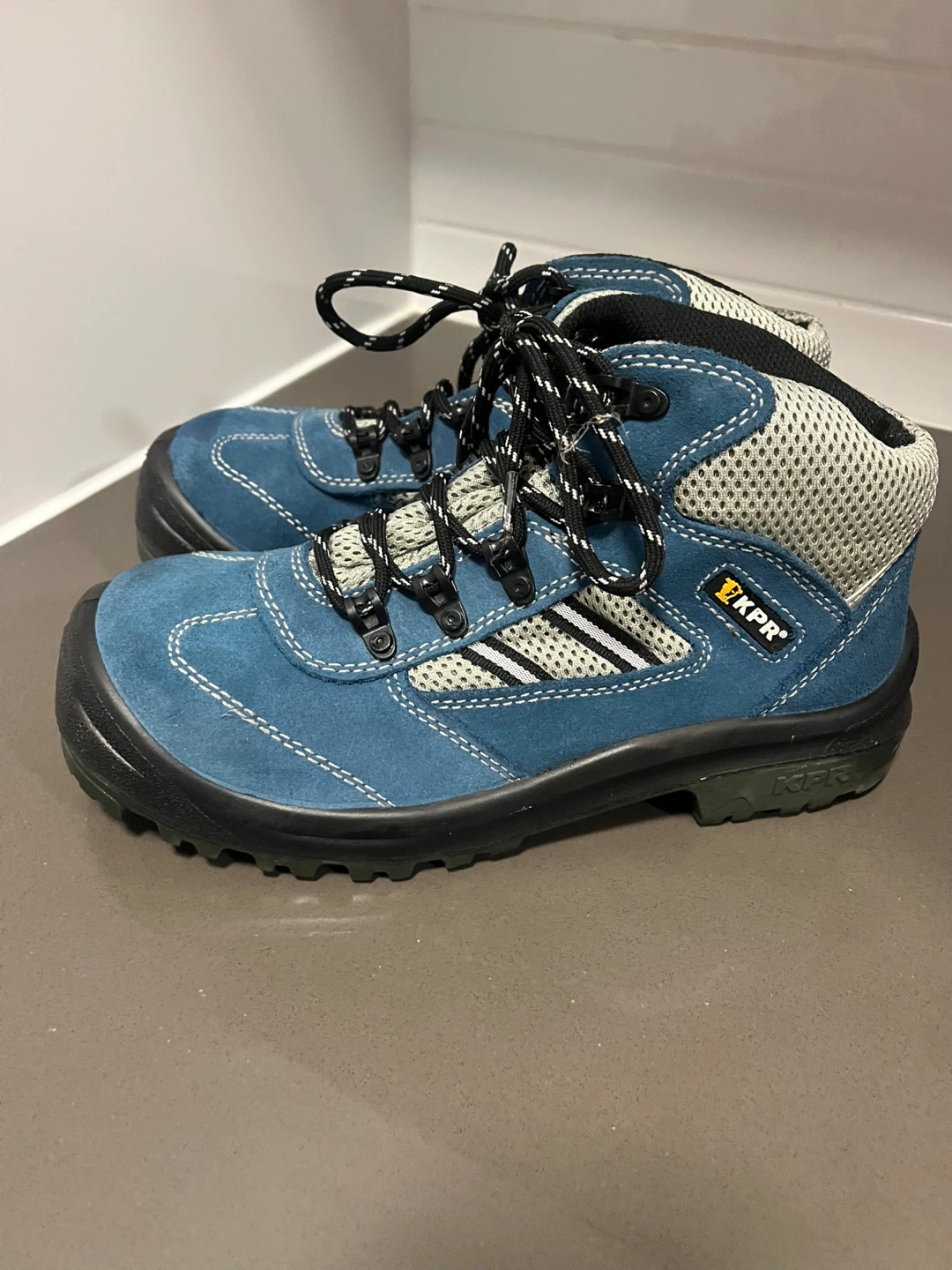 KPR Blue Suede Work Boots
