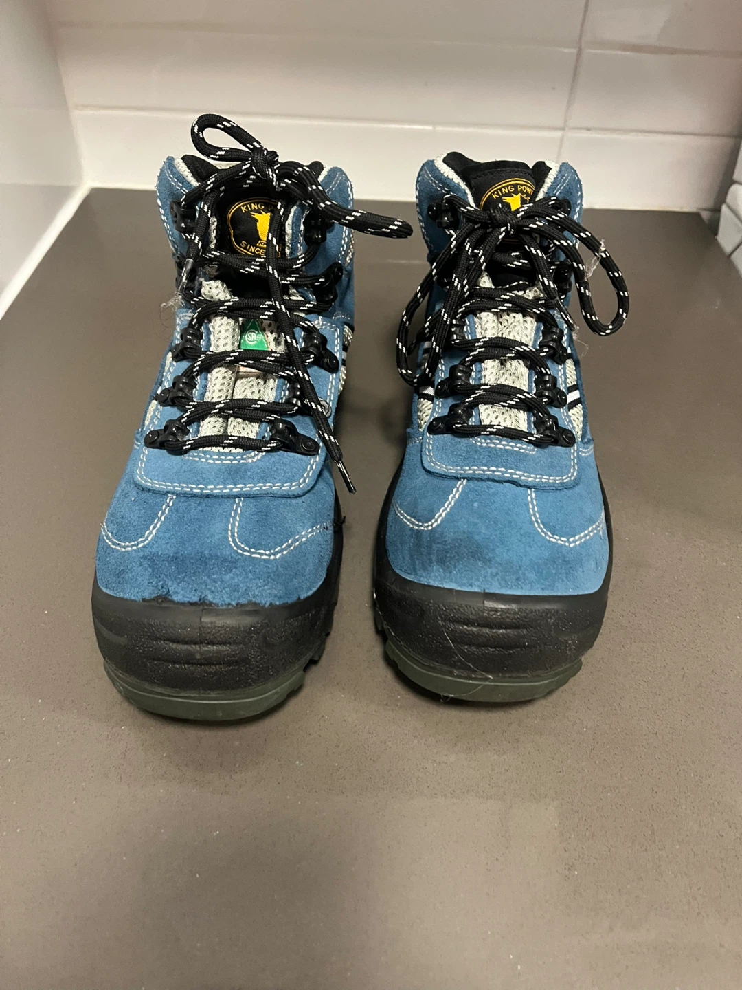 KPR Blue Suede Work Boots - photo 2