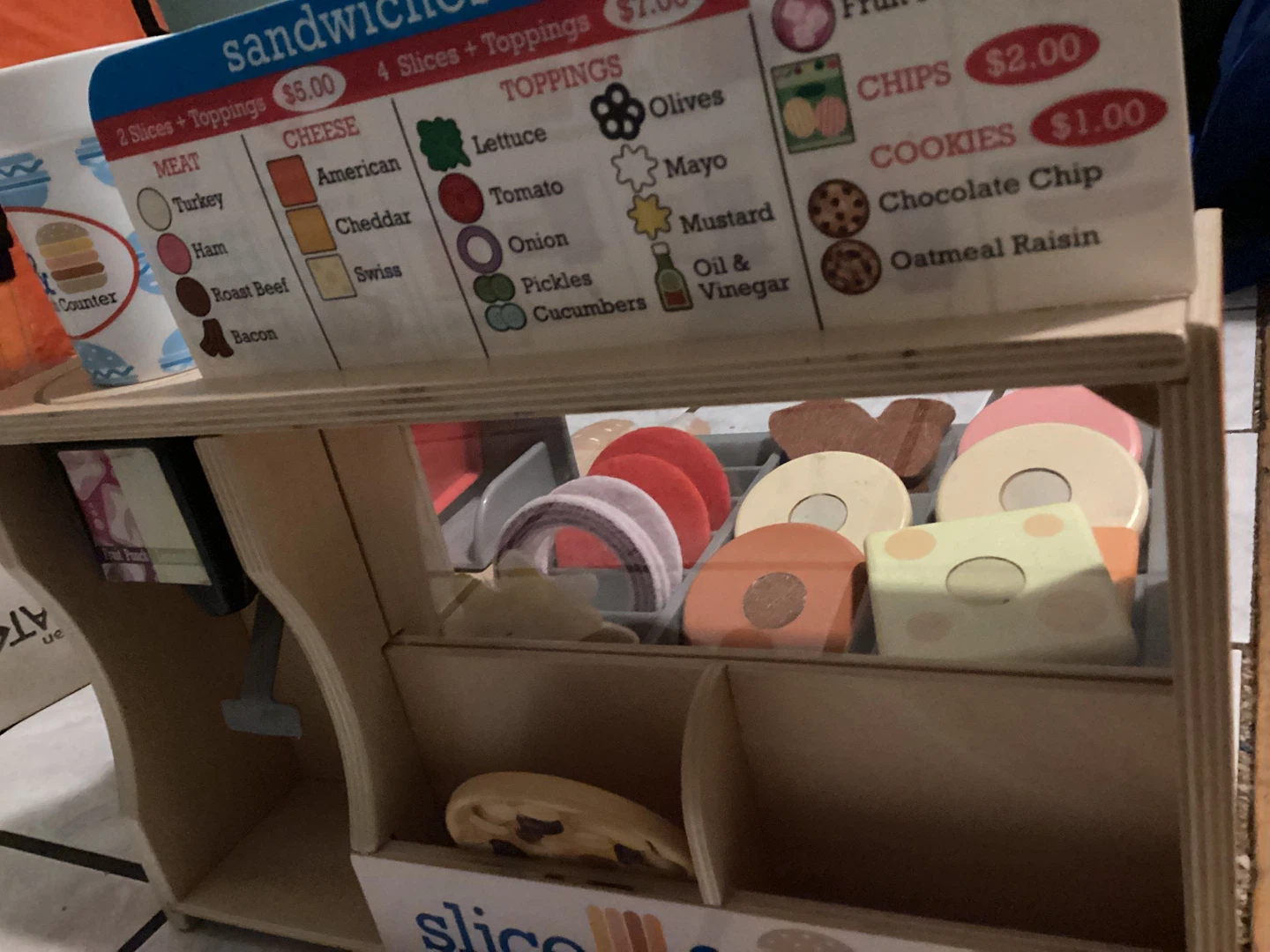 Wooden Sandwich Making Play Food Set - photo 2