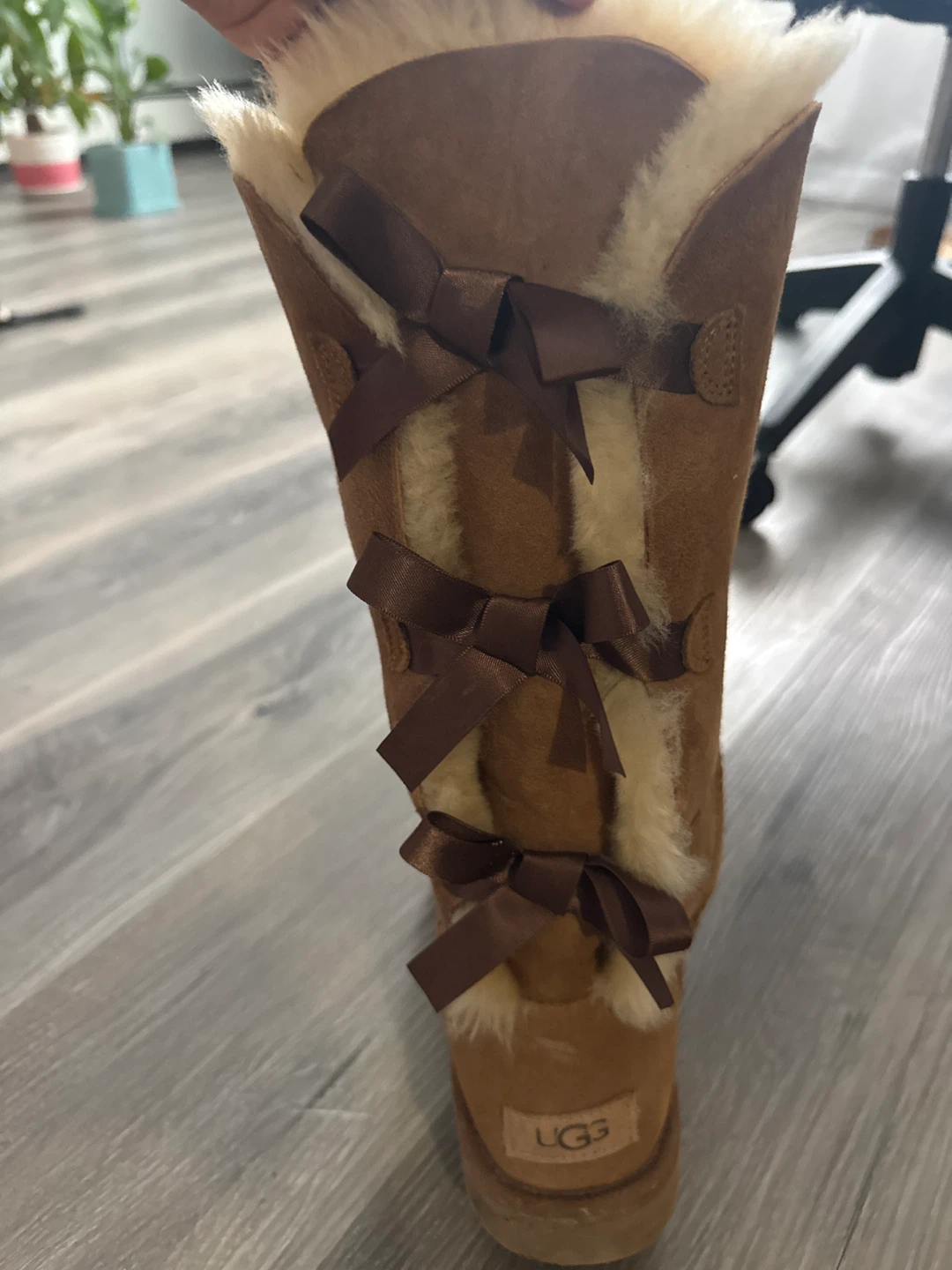 UGG Canada Tall Boots with Bows - Brown - photo 5