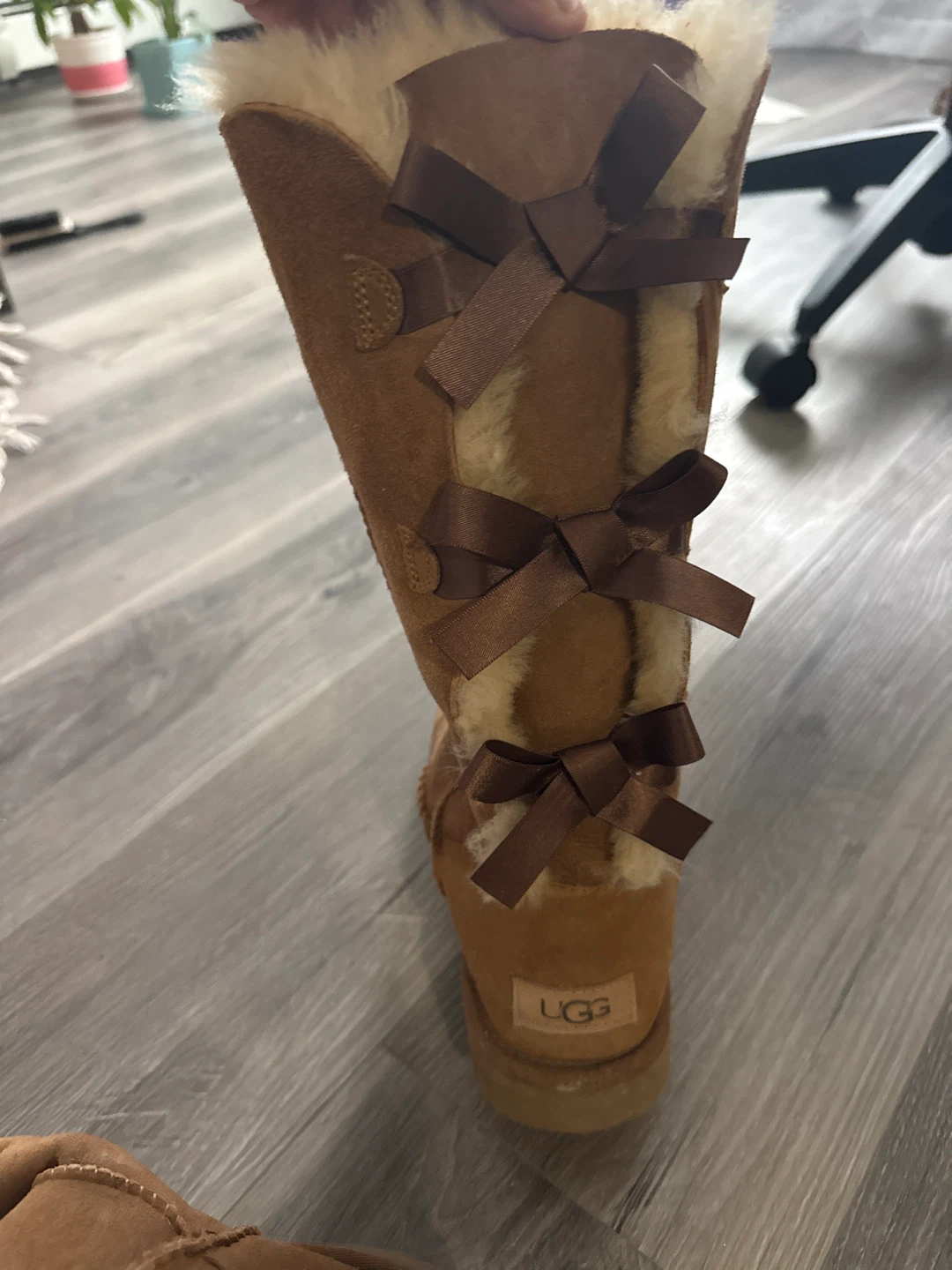 UGG Canada Tall Boots with Bows - Brown - photo 4