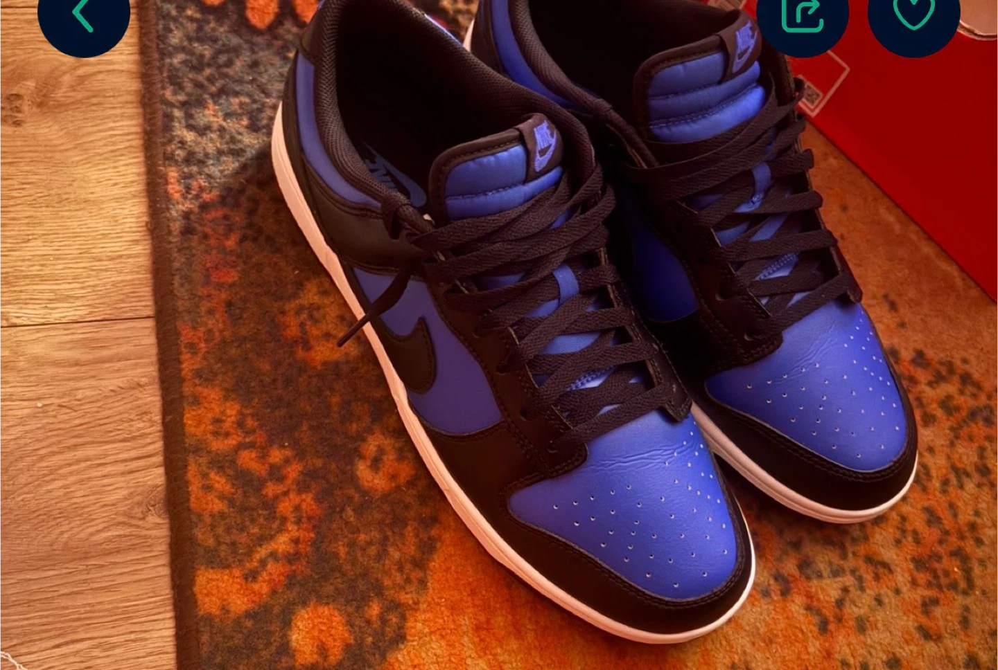 Nike Dunk Low "Hyper Royal" Shoes