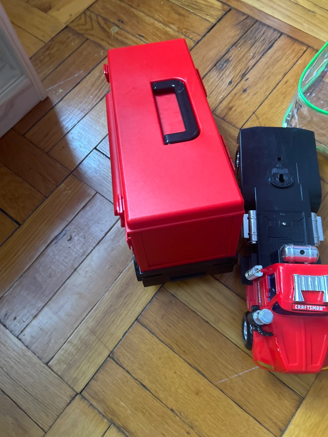 Craftsman Red Toy Tool Box and Truck