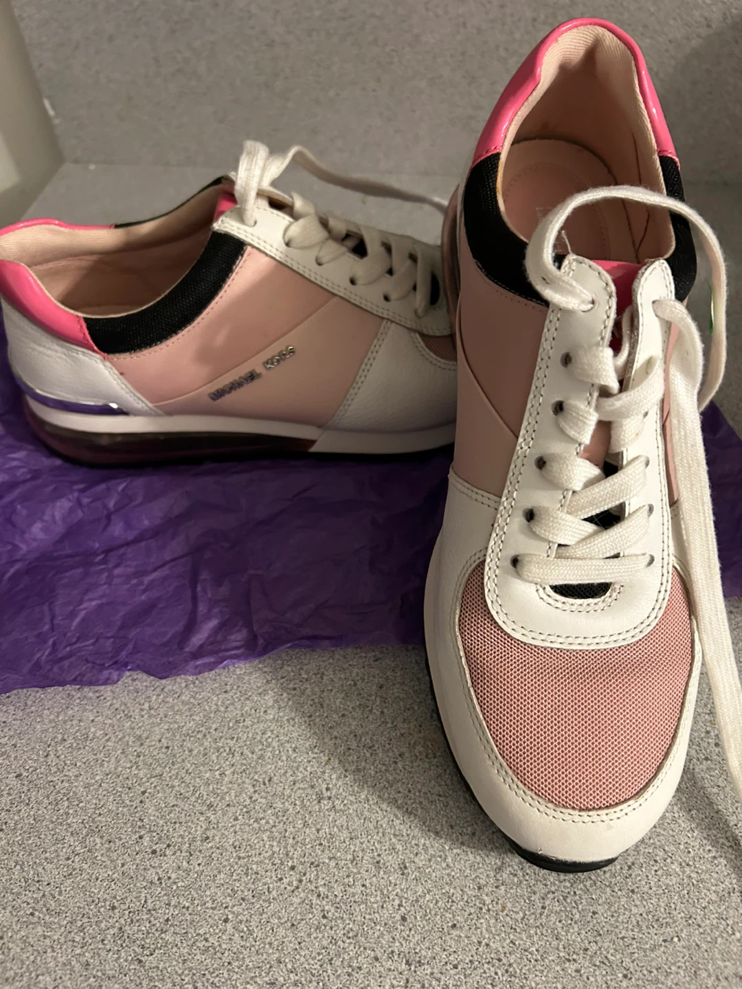 Michael Kors Women's Pink & White Sneakers - photo 3