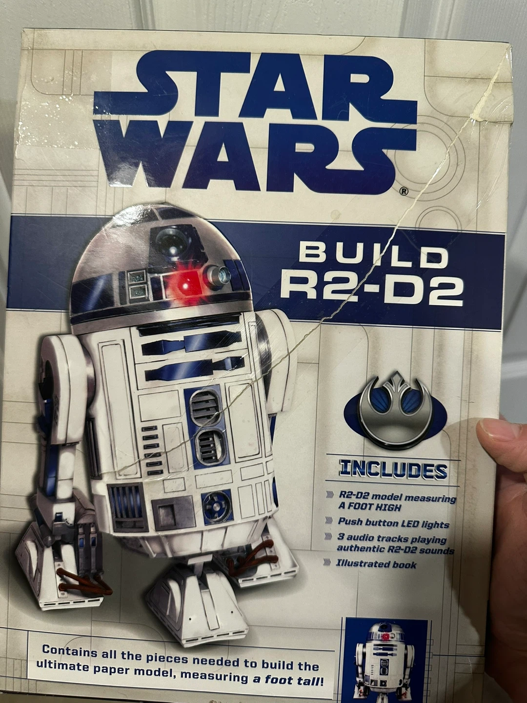Star Wars Build R2-D2 Paper Model Kit