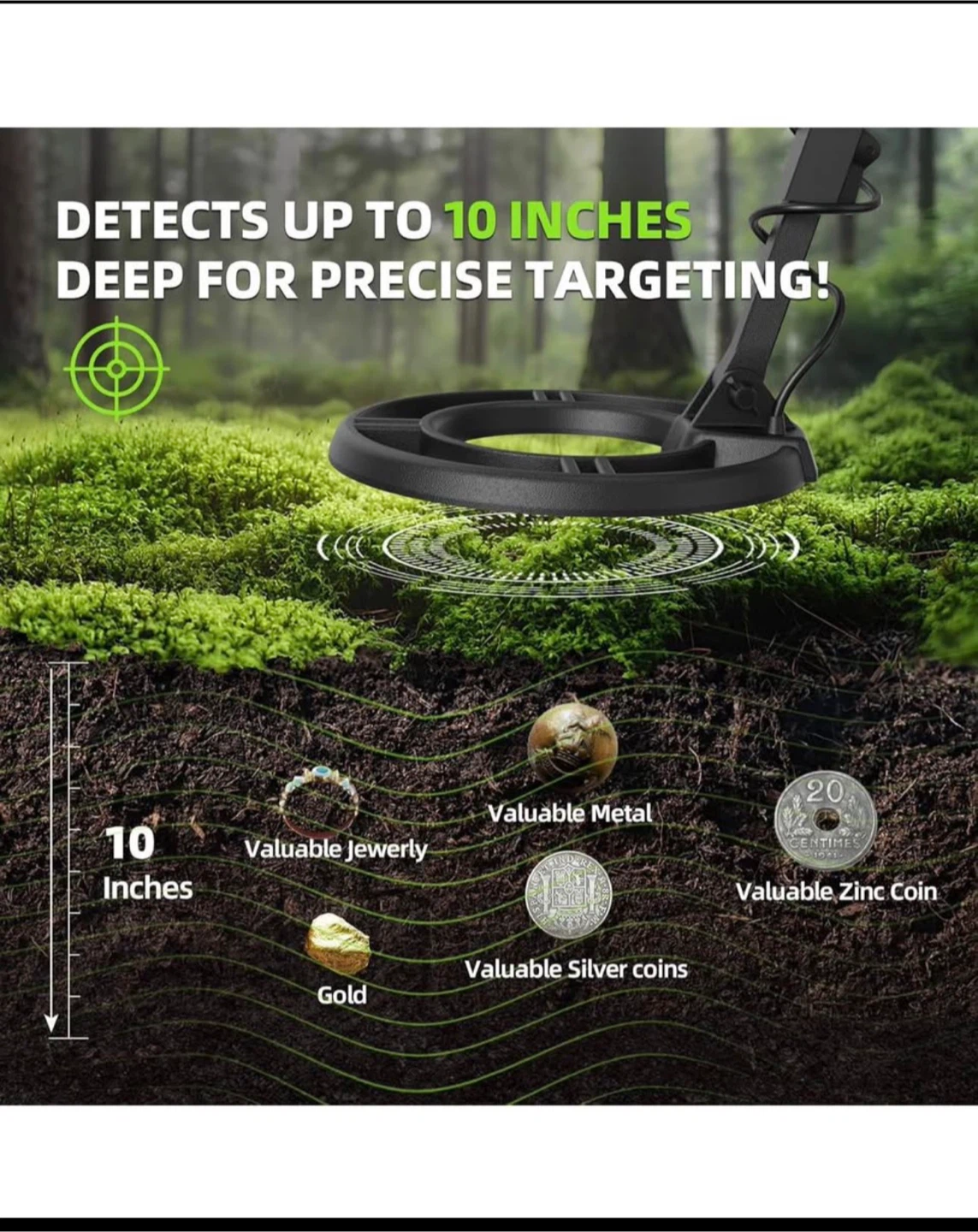 Metal Detector ,Waterproof , High Accuracy detection - photo 5