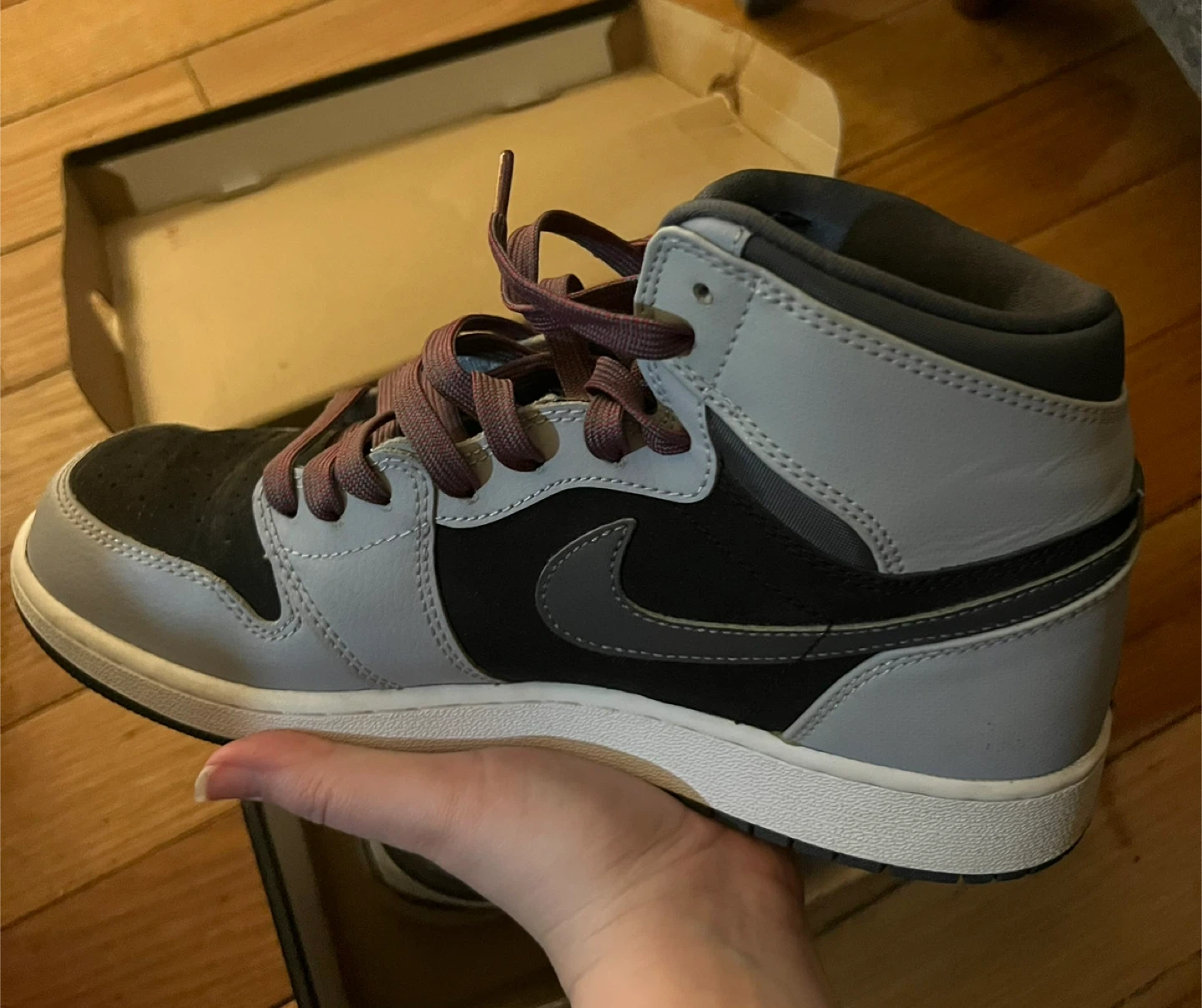 Air Jordan 1 Retro High Wolf Grey - photo 2
