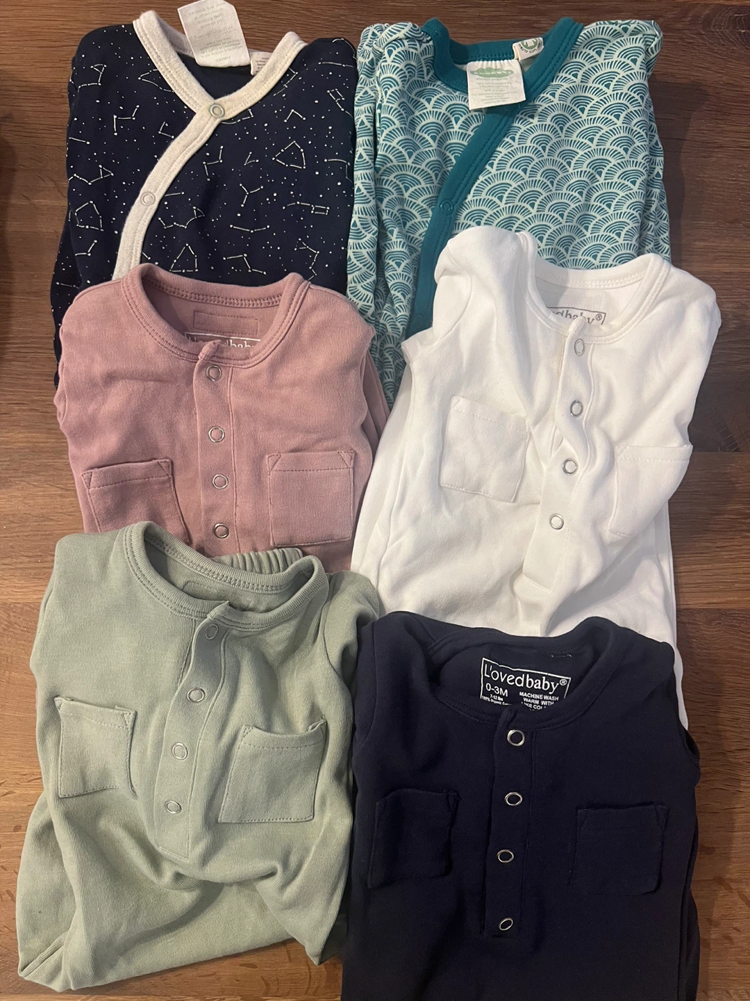 Lovedbaby and Parade Organic Cotton Sleep Gowns (0-3M)