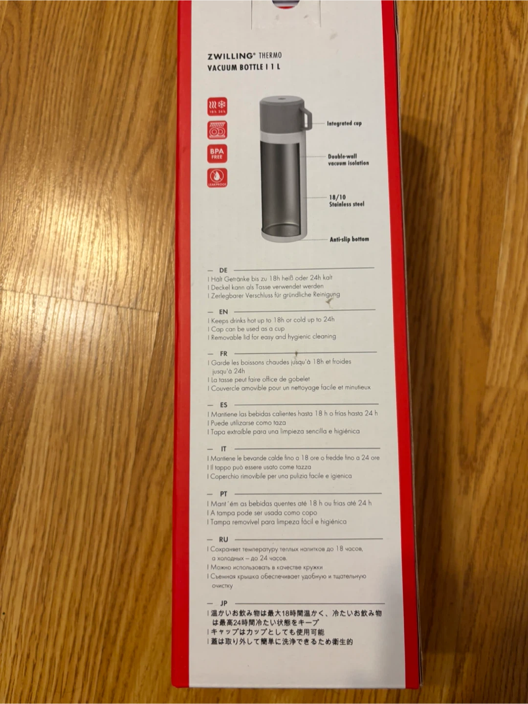 Zwilling Thermo Vacuum Bottle 1L BNIB - photo 3