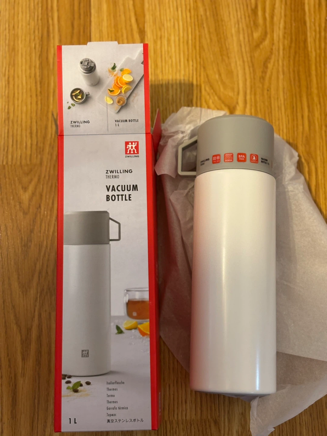 Zwilling Thermo Vacuum Bottle 1L BNIB
