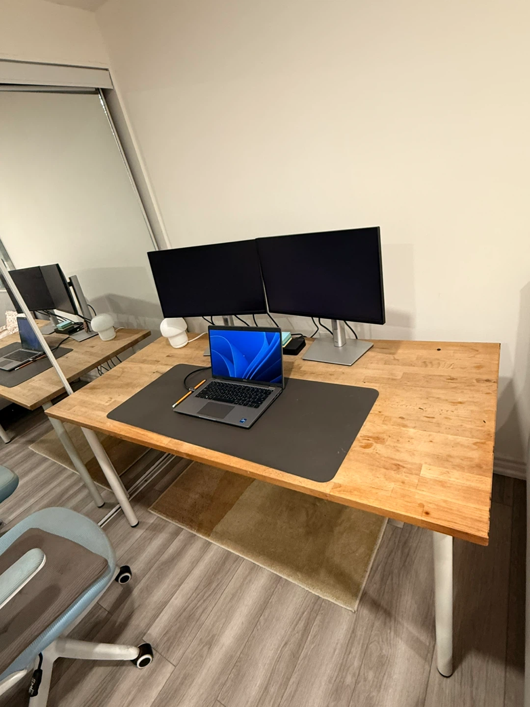 IKEA Bamboo Wooden Table 140x60 cm - photo 4