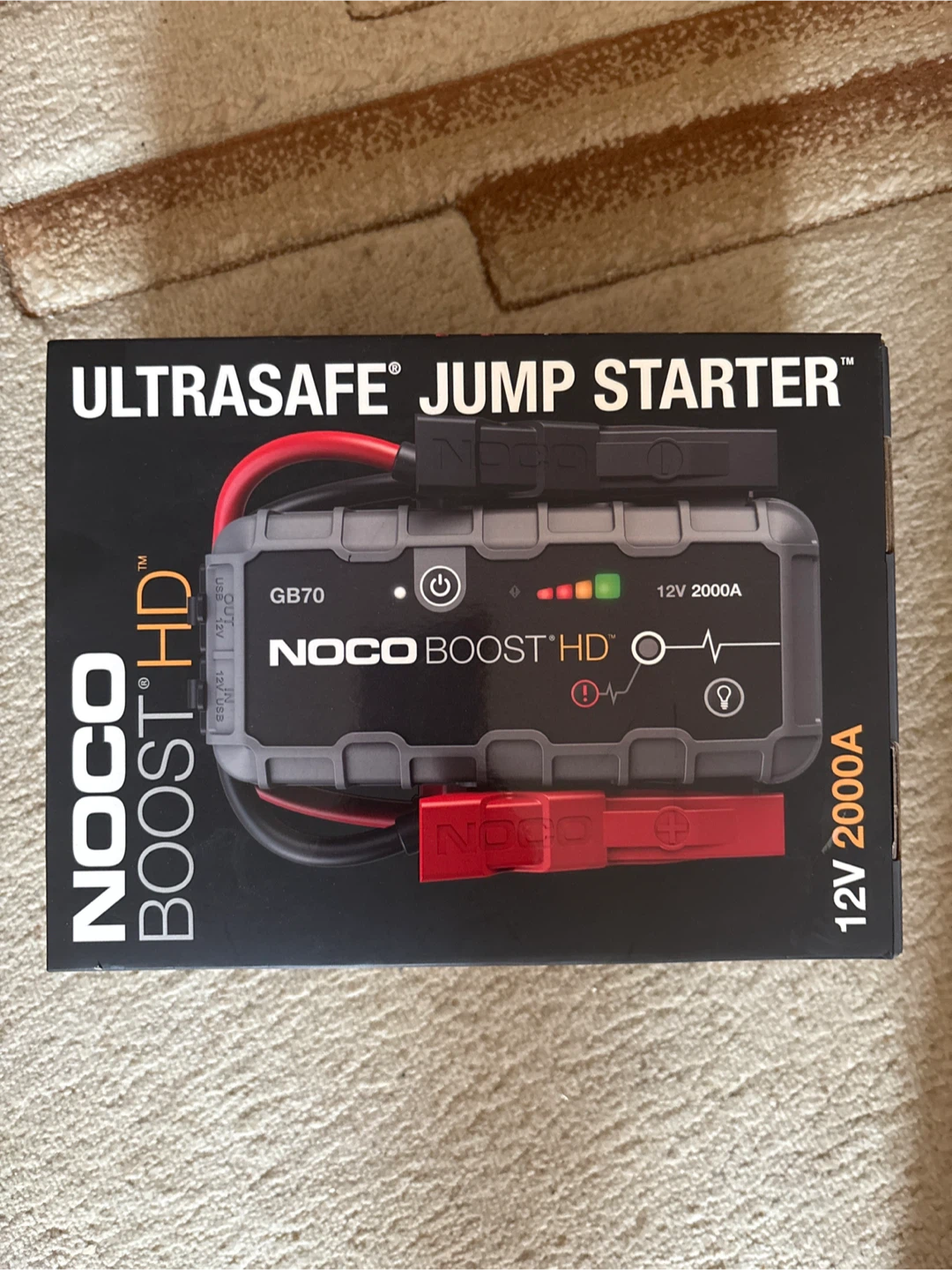 NOCO GB70 Boost HD 12V 2000A Jump Starter