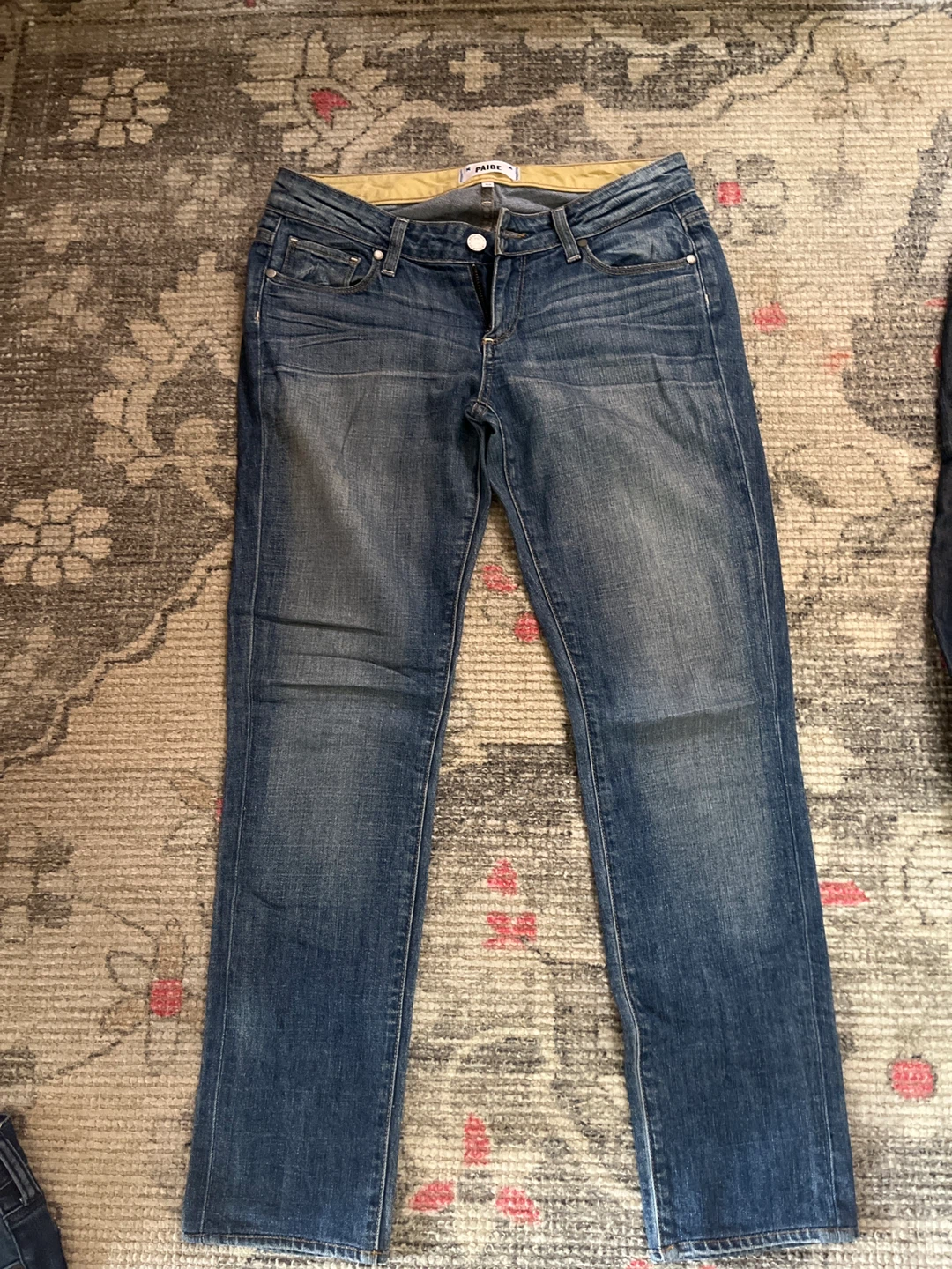 PAIGE Women's Blue Denim Jeans Size 24