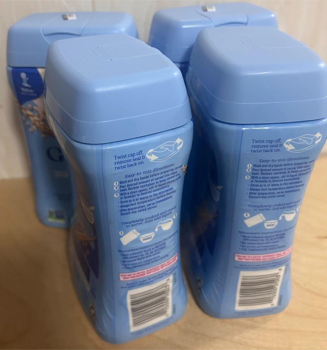 Gerber Cereal Containers (Set of 4)