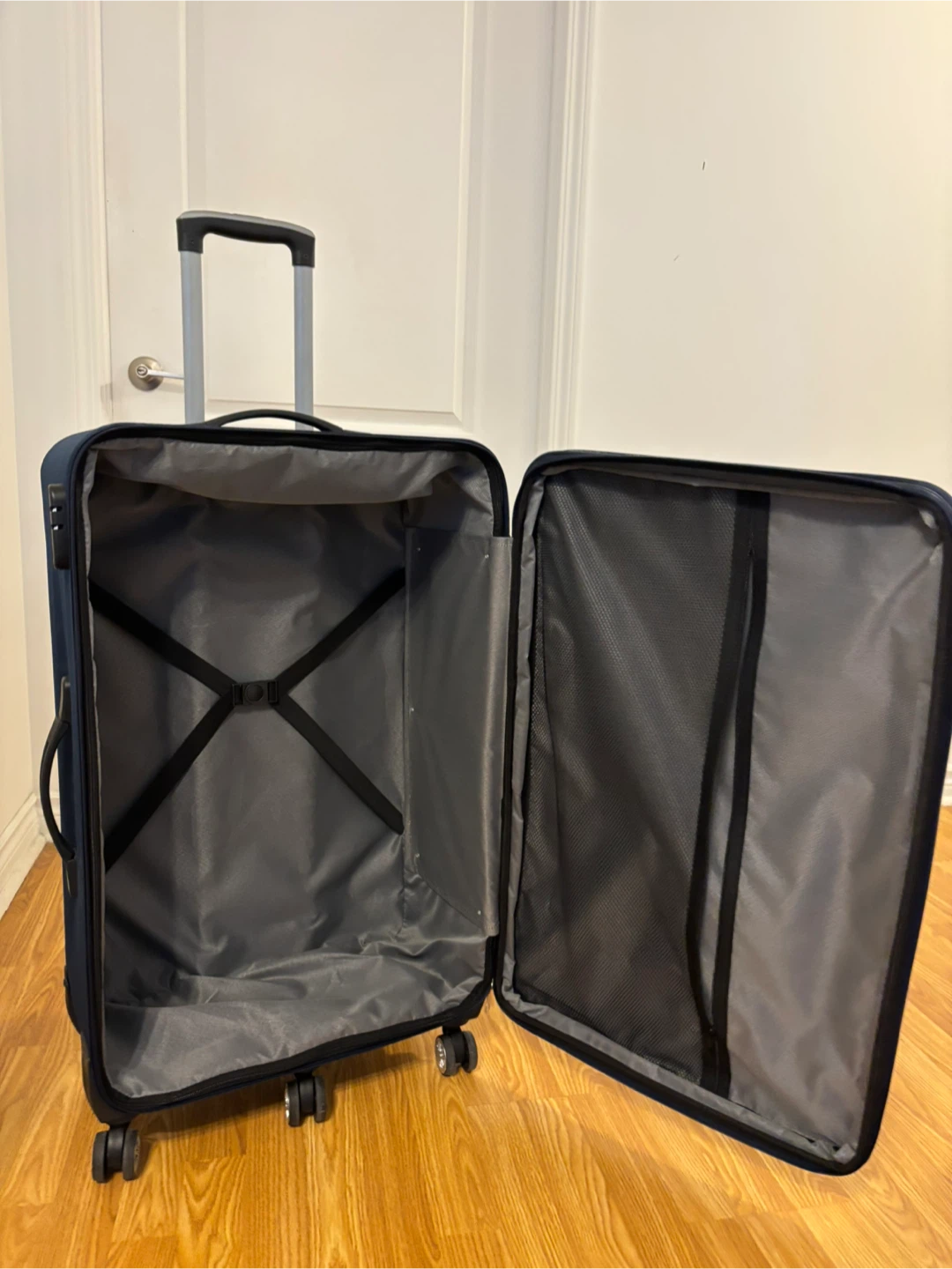 Travelpro Navy Blue Suitcase check in - photo 2